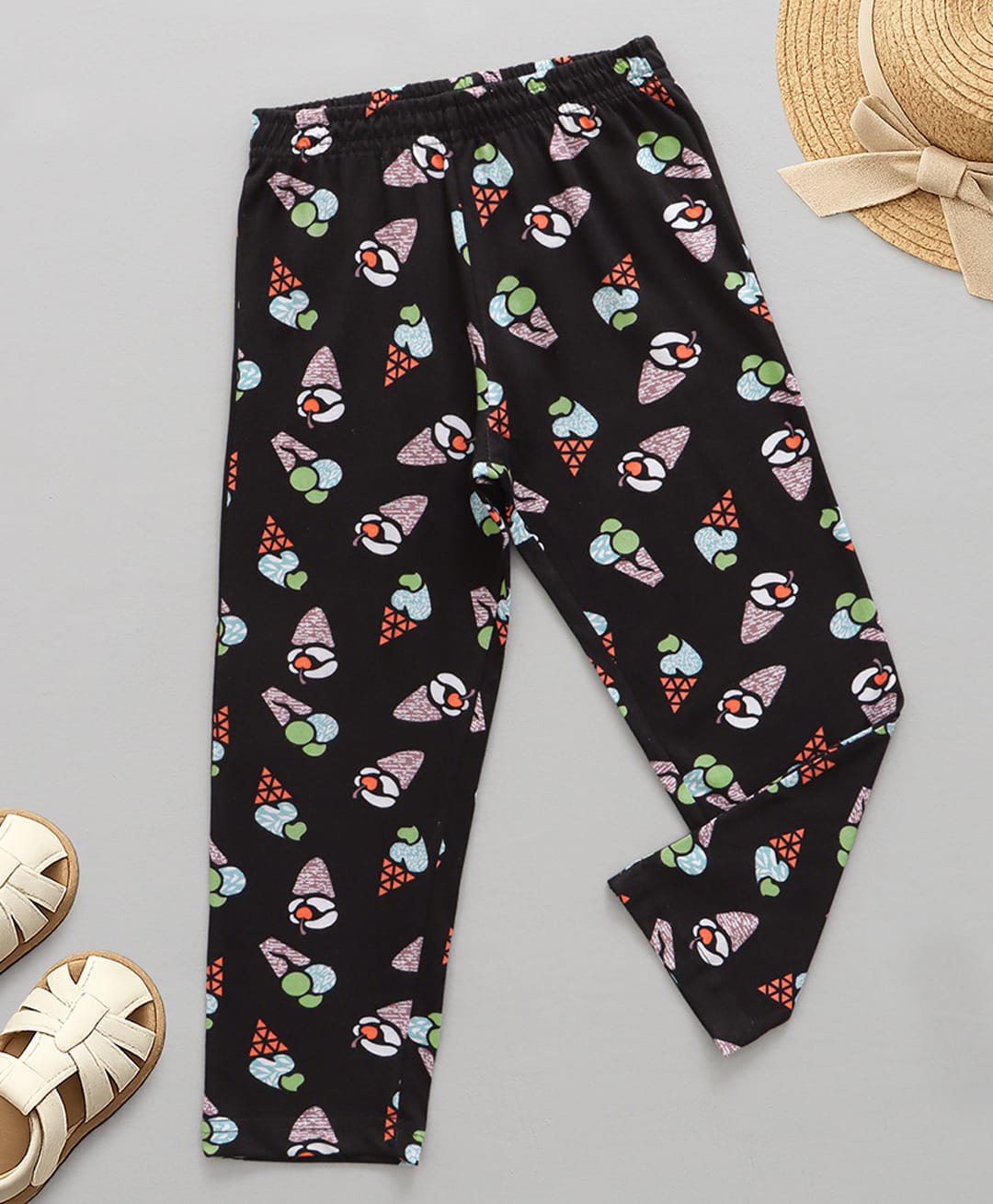 zuniors SSC Cotton Knit Ice Cream Printed Pajama - Dark Brown-image-22