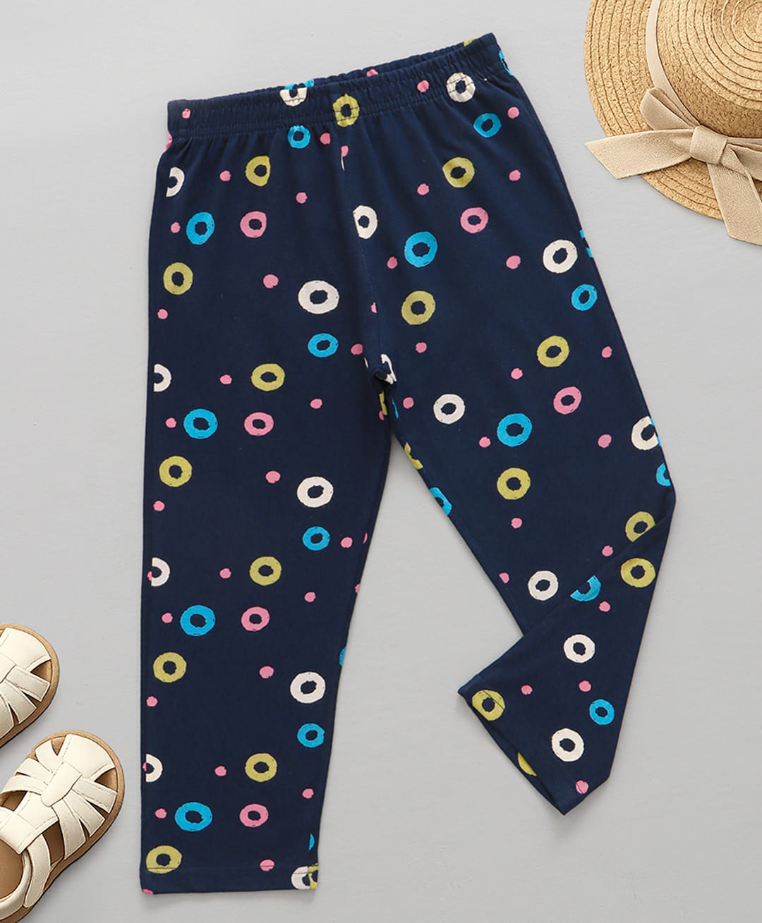 zuniors SSC Cotton Knit Abstract Printed Pajama - Navy Blue-image-36