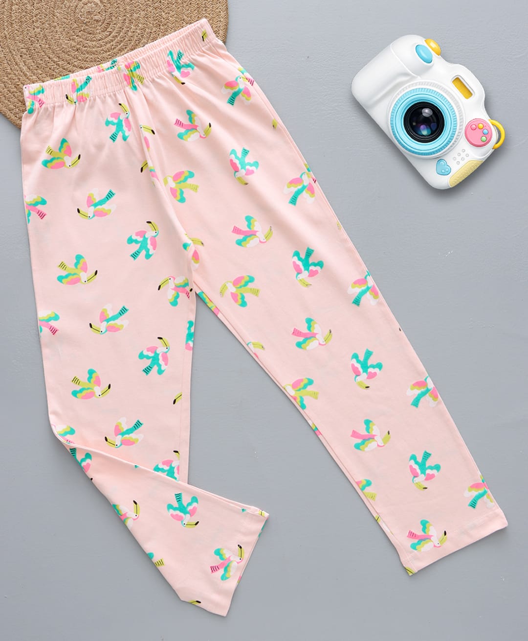 zuniors SSC Cotton Knit Bird Printed Pajama - Light Pink-picture-25