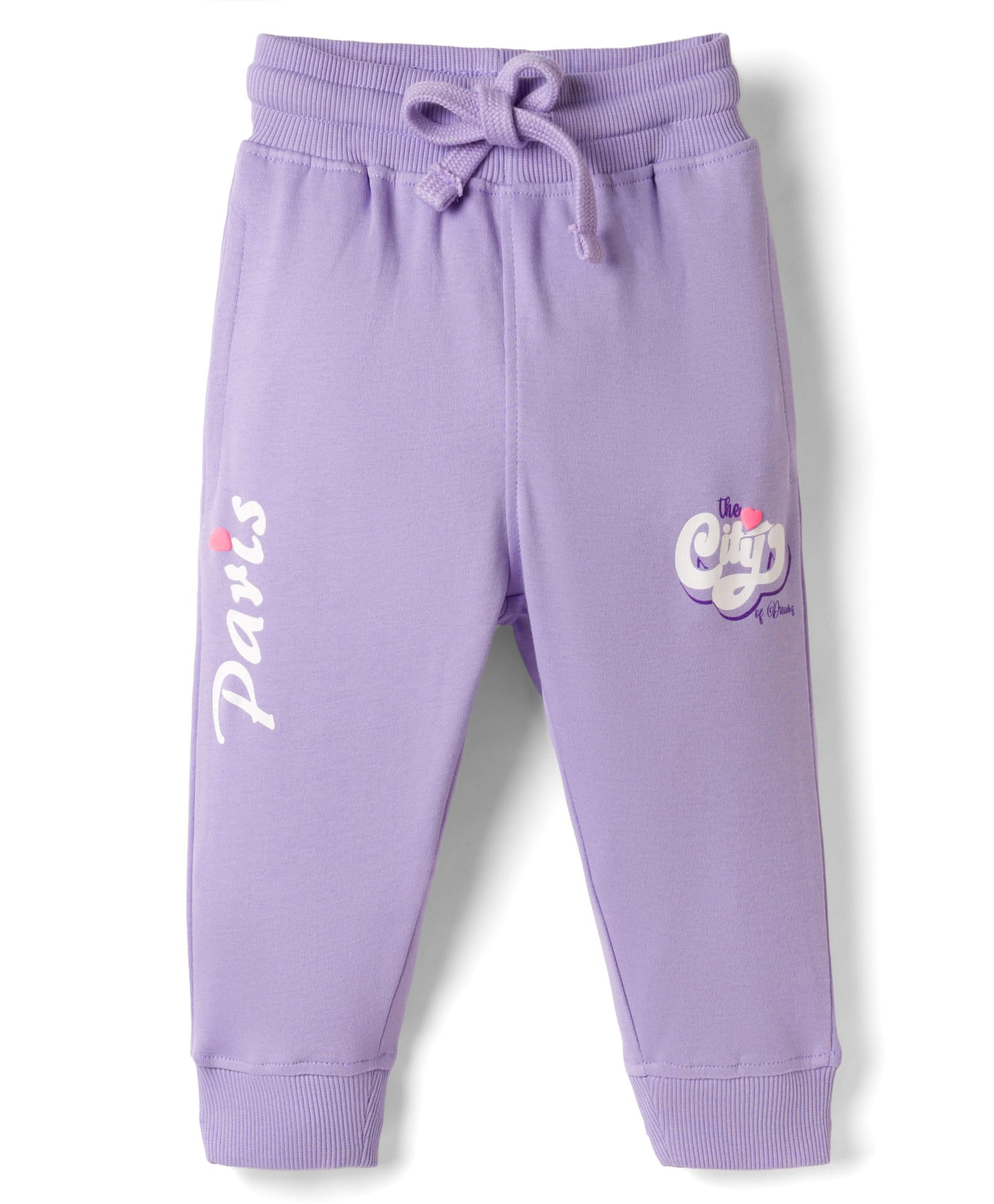 Doreme Single Jersey Knit Full Length Text Printed Lounge Pant - Mauve-picture-11