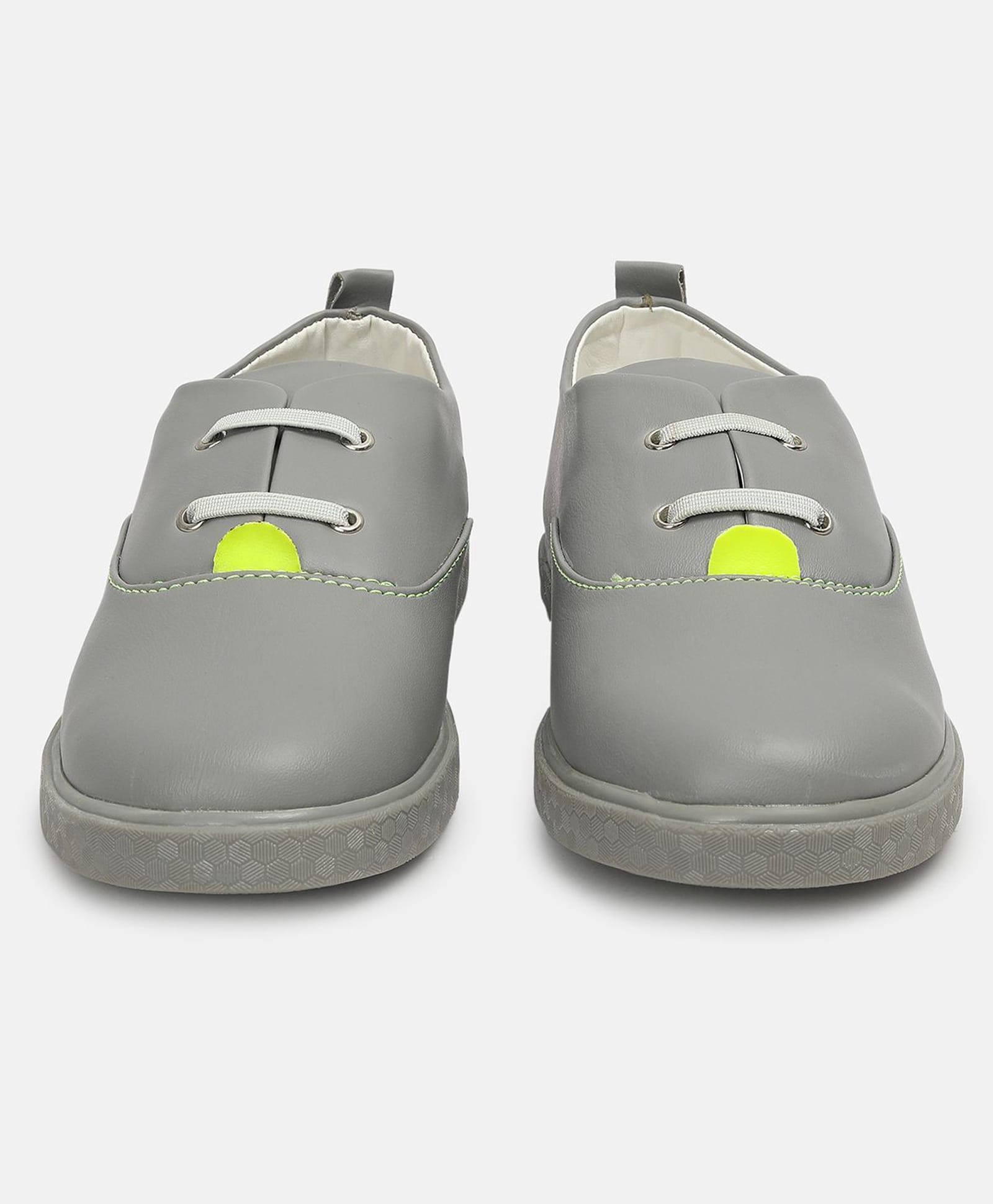 MINI KLUB Solid Slip On Shoes - Grey-image-34