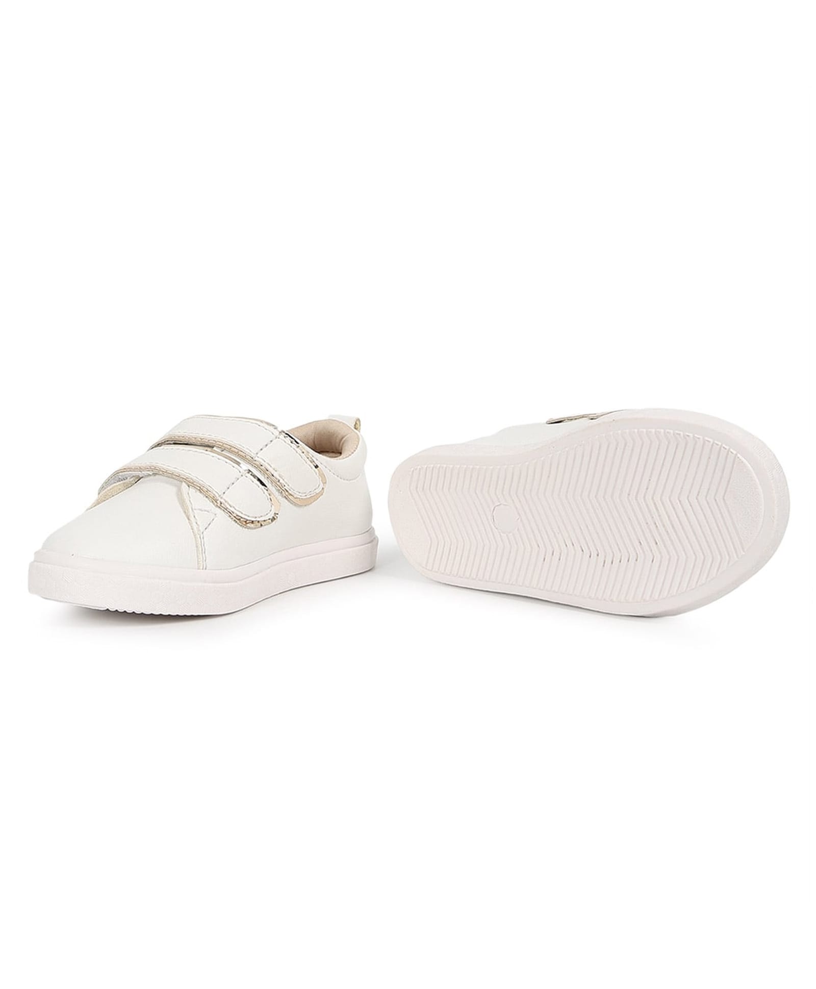 MINI KLUB Solid Velcro Closure Shoes - White-picture-34