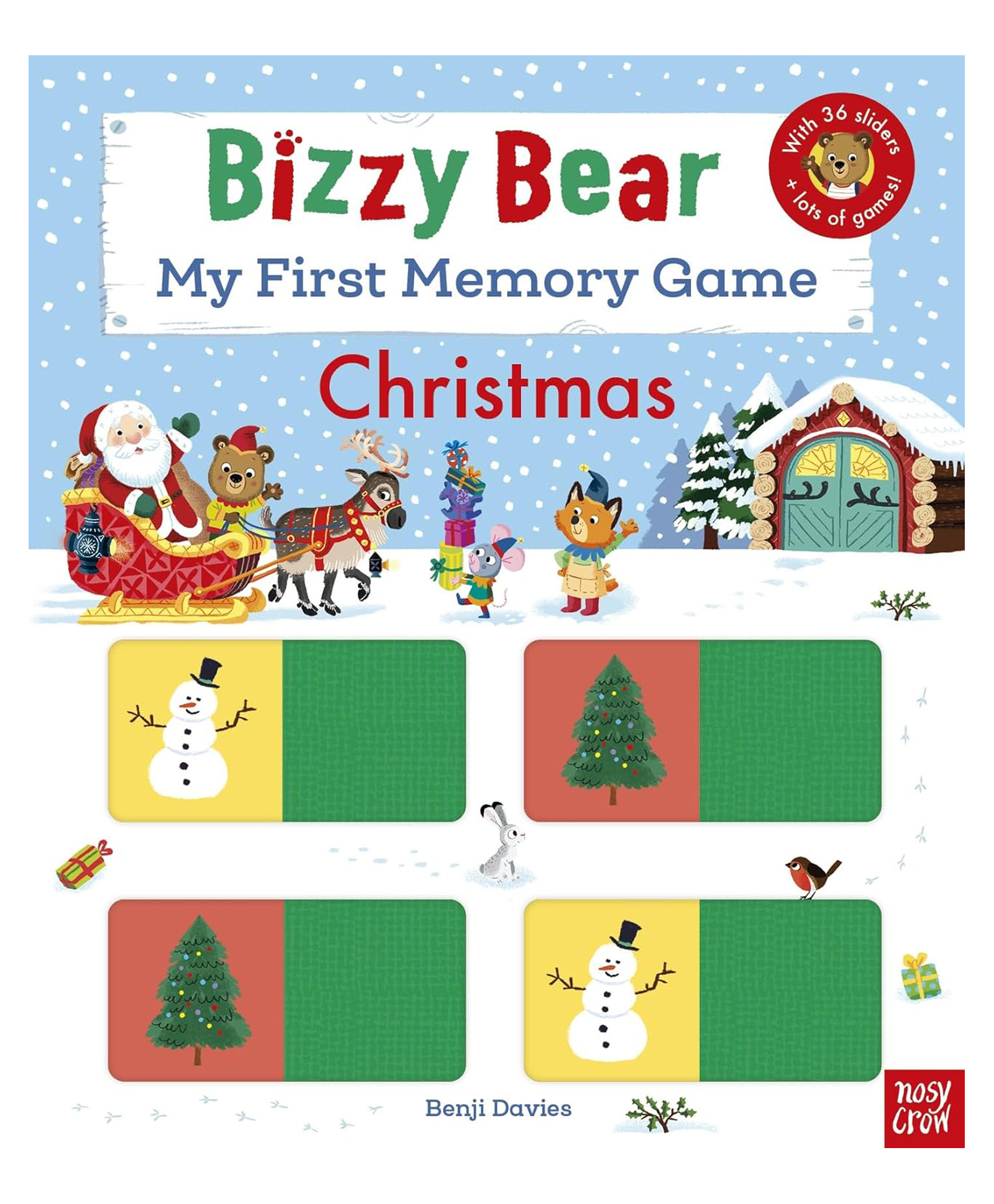 Bizzy Bear: My First Memory Game Book: Christmas Board Book by Benji Davis - English-image-18