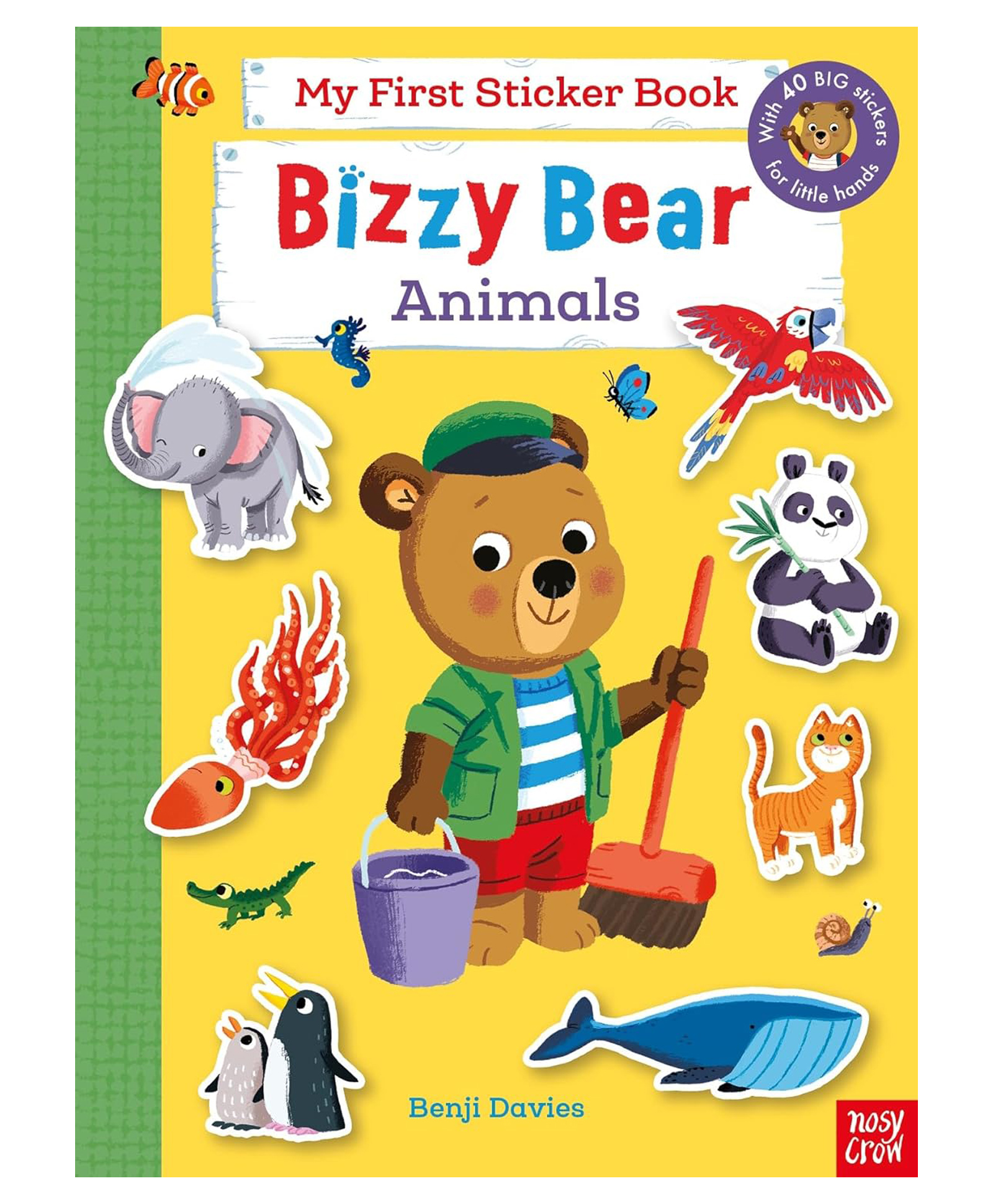 Bizzy Bear: My First Sticker Book Animals Paperback by Benji Davis - English-image-49