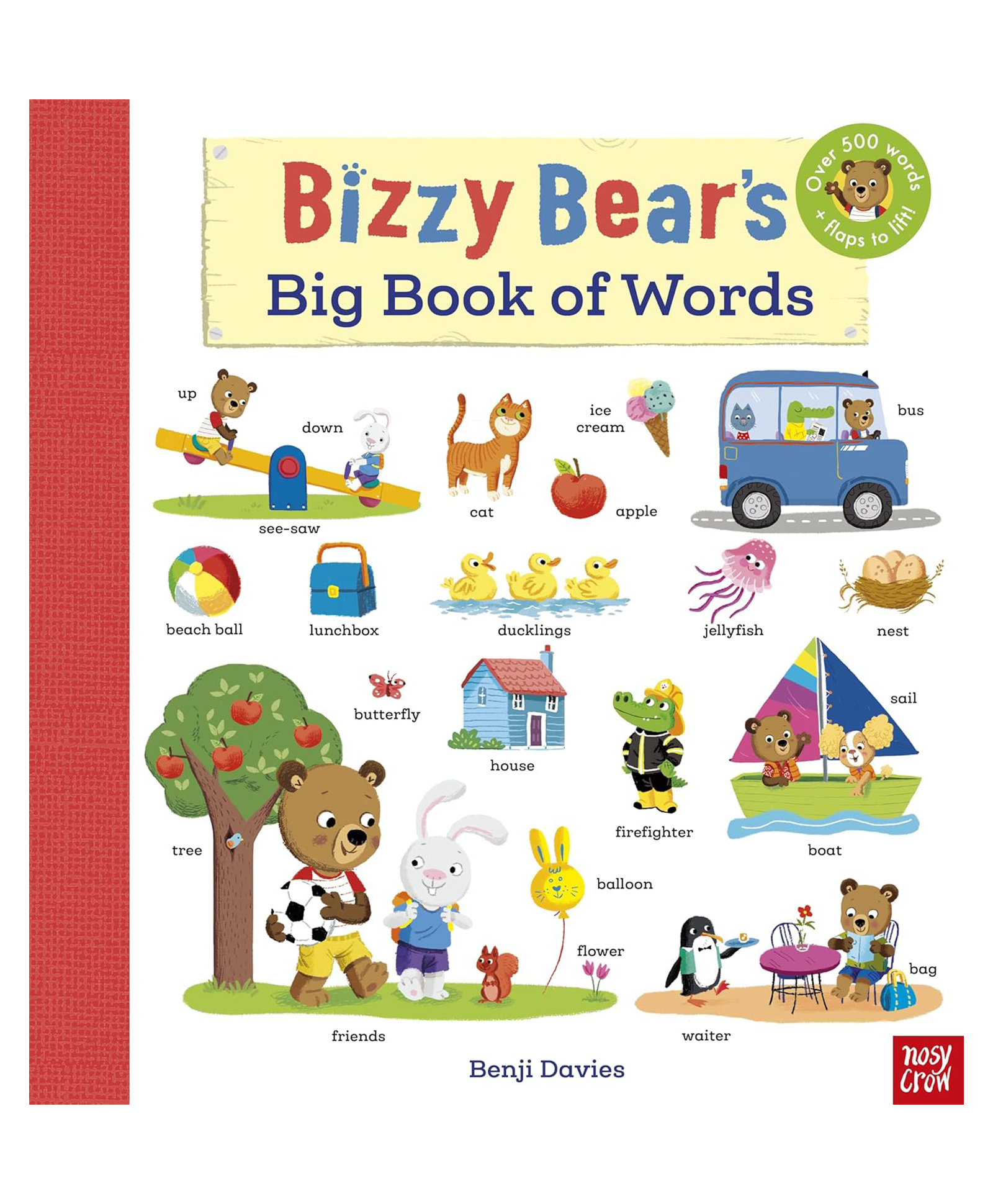 Bizzy Bear's Big Book of Words Board Book by Benji Davis - English-image-36