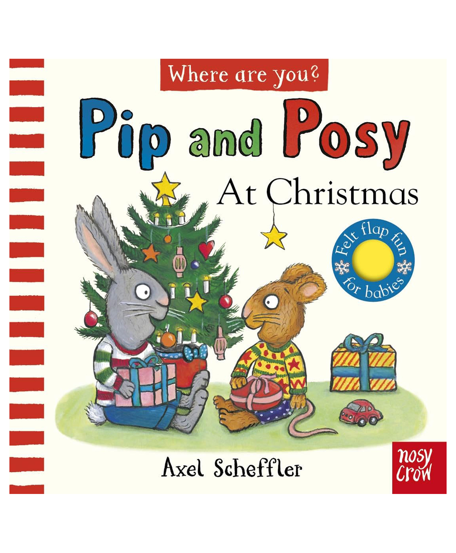 nosy crow Pip and Posy, Where Are You At Christmas (A Felt Flaps Book) Board Book by Axel Scheffler and Waleed Akhtar - English-picture-27