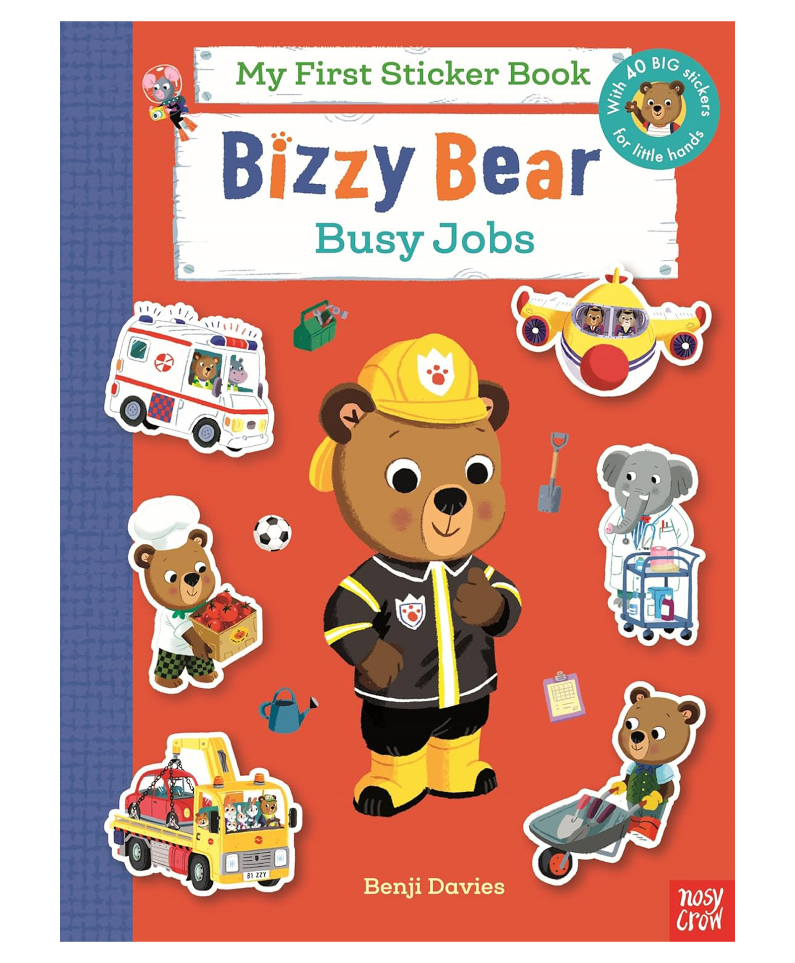 Bizzy Bear My First Sticker Book: Busy Jobs Paperback by Nosy Crow - English-image-8