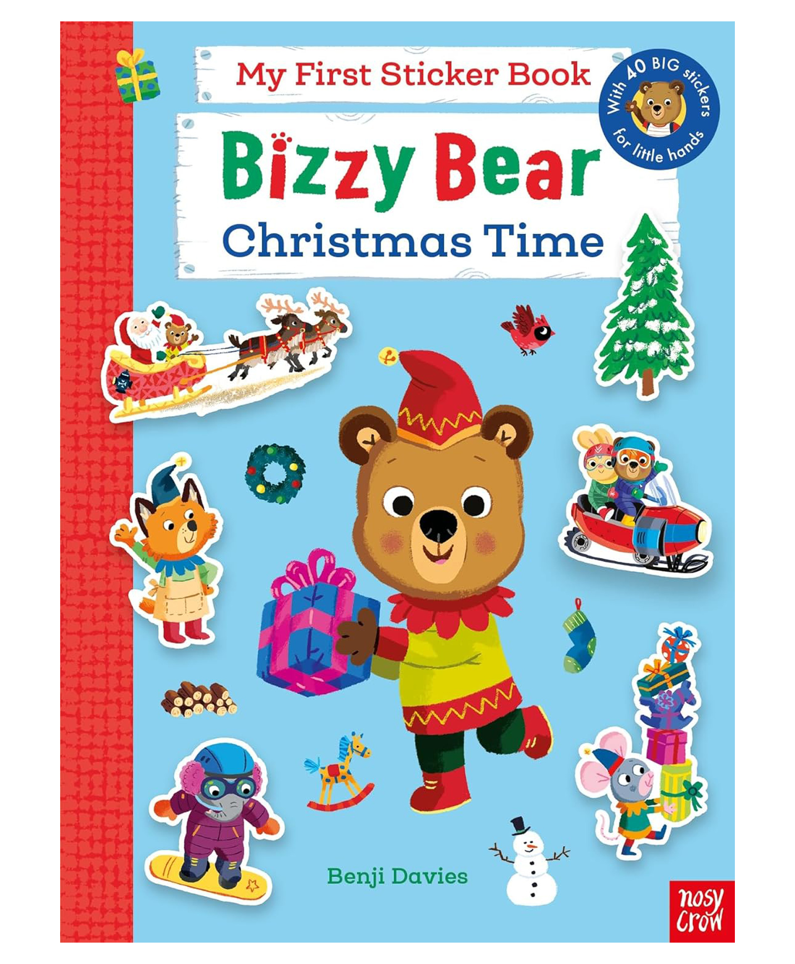 Bizzy Bear: My First Sticker Book: Christmas Time Paperback by Benji Davis - English-image-7