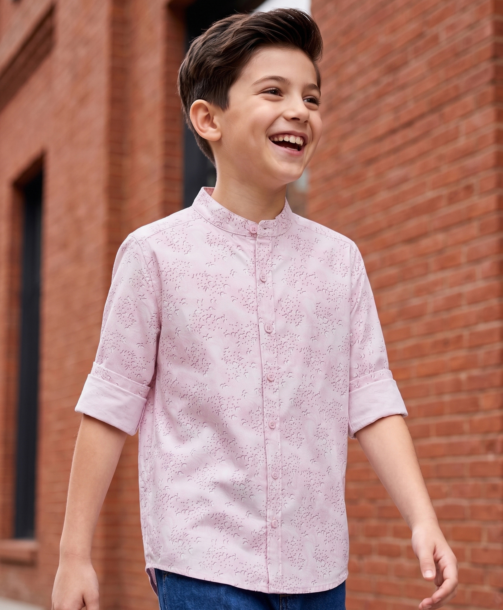 Pine Kids 100% Cotton Woven Full Sleeves Abstract Printed Shirt - Multicolor-picture-30