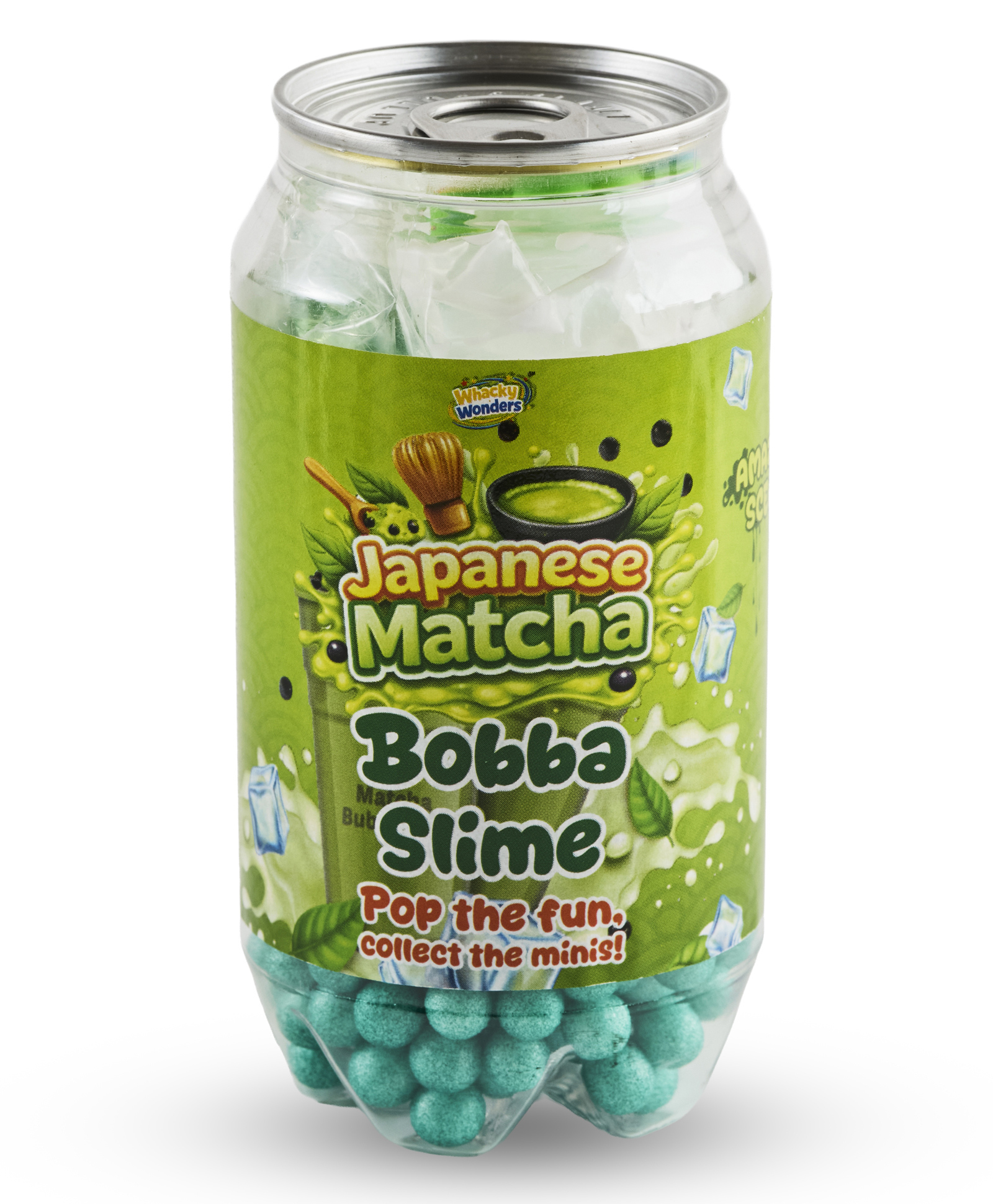 Kimon toys Gourmet Slime in a Can - Bobba Slime - Japanese Matcha-picture-11