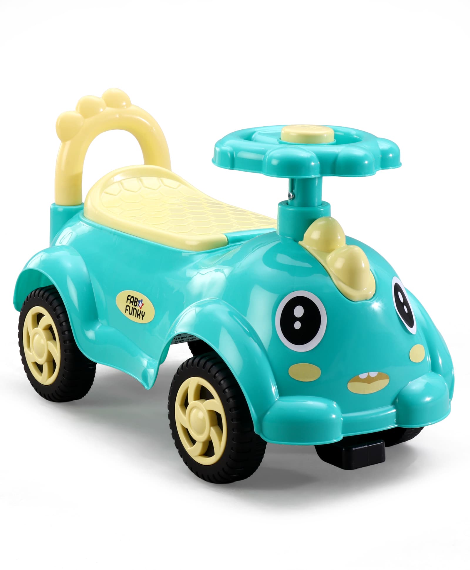 Baby Dino Deluxe Ride-On with LED Lights & Music and Under Seat Storage - Green| Foot-to-Floor Operation| Under Seat Storage| High Backrest| Comfortable Seat| Activity Gifting Option-image-27