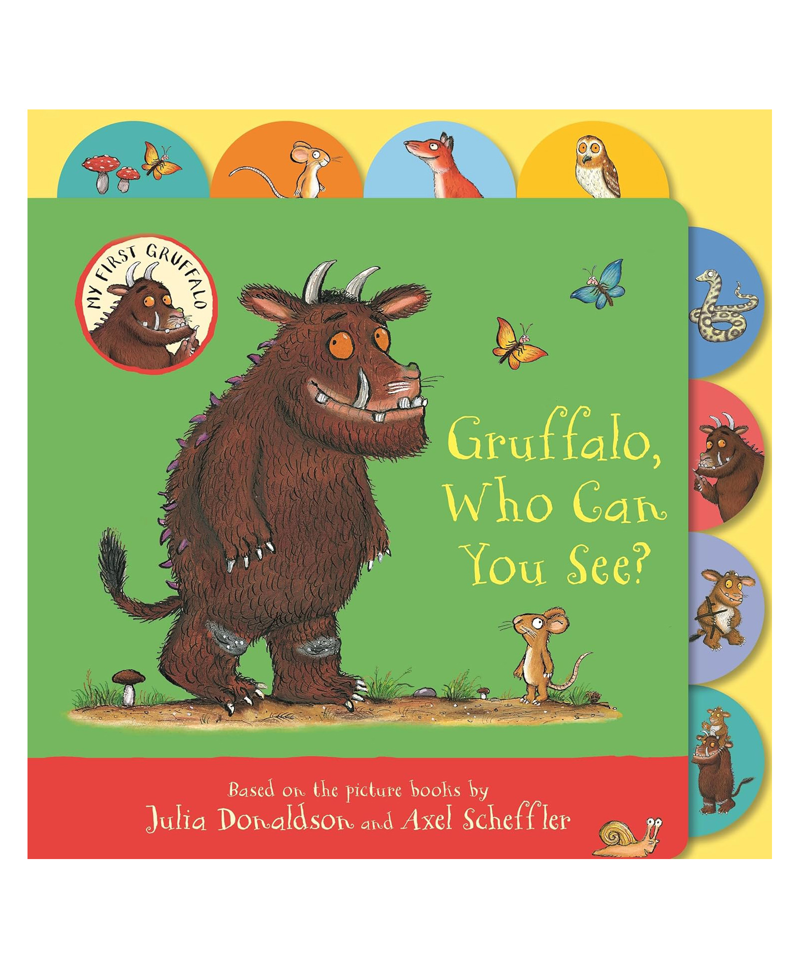 pan macmillan india Gruffalo, Who Can You See: A Preschool Tabbed Board Book Perfect For Little Hands (My First Gruffalo) By Julia Donaldson - English-picture-22