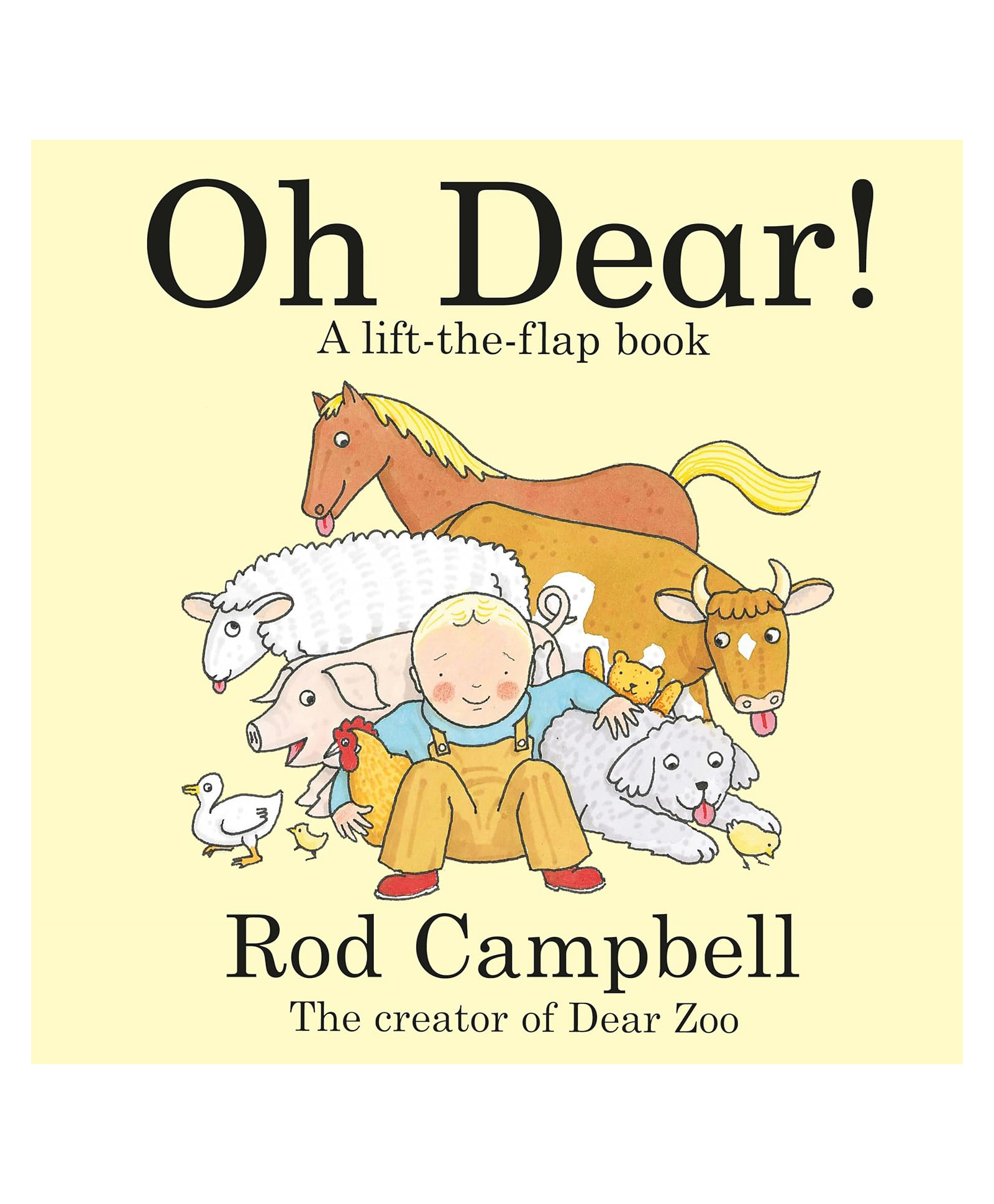 Oh Dear!: A lift-the-flap farm book from the creator of Dear Zoo Board Book - English-image-4