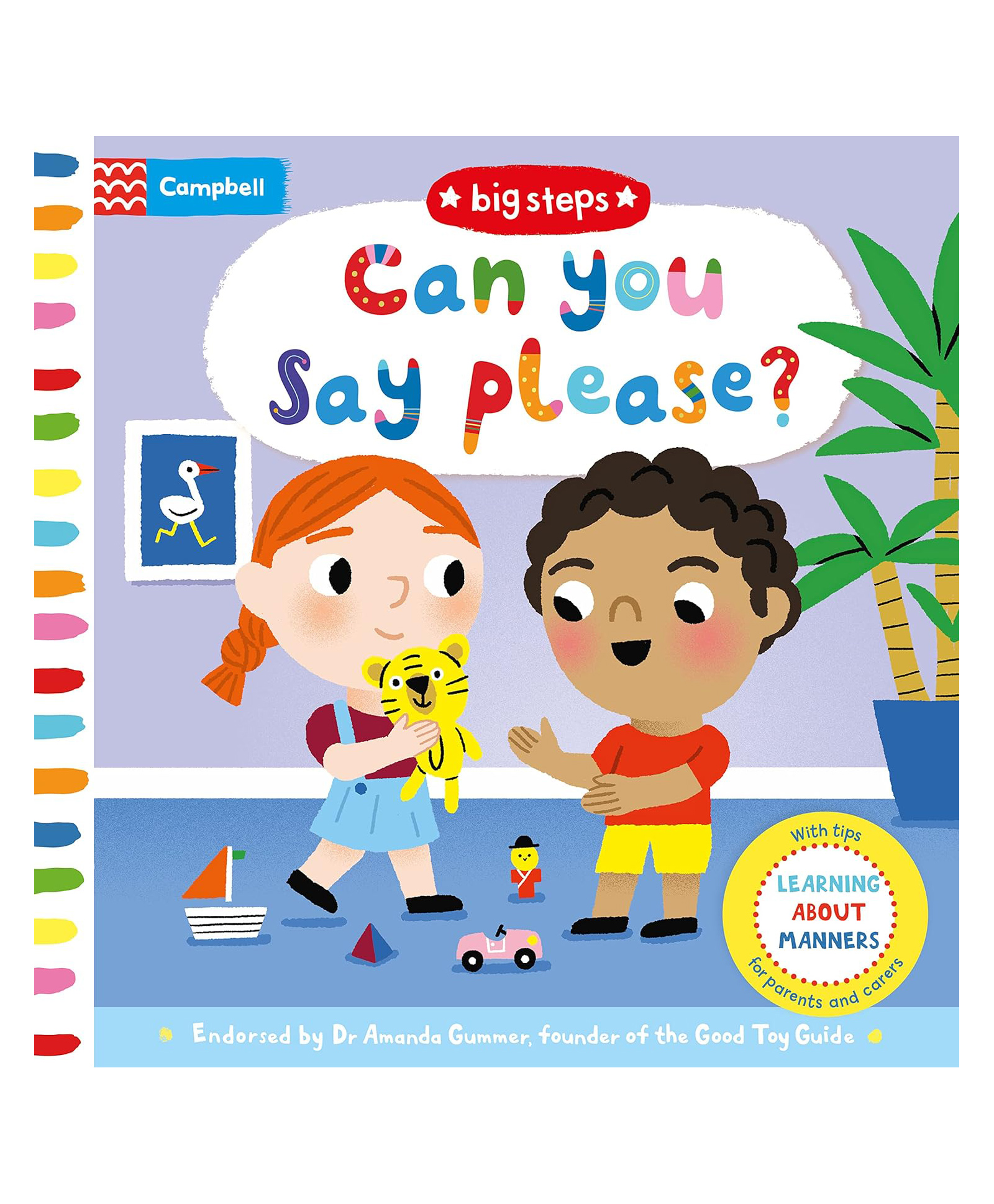 Can You Say Please: With Helpful Tips For Teaching Children Good Manners (Campbell Big Steps, 6) Board Book By Marion Cocklico - English-image-42