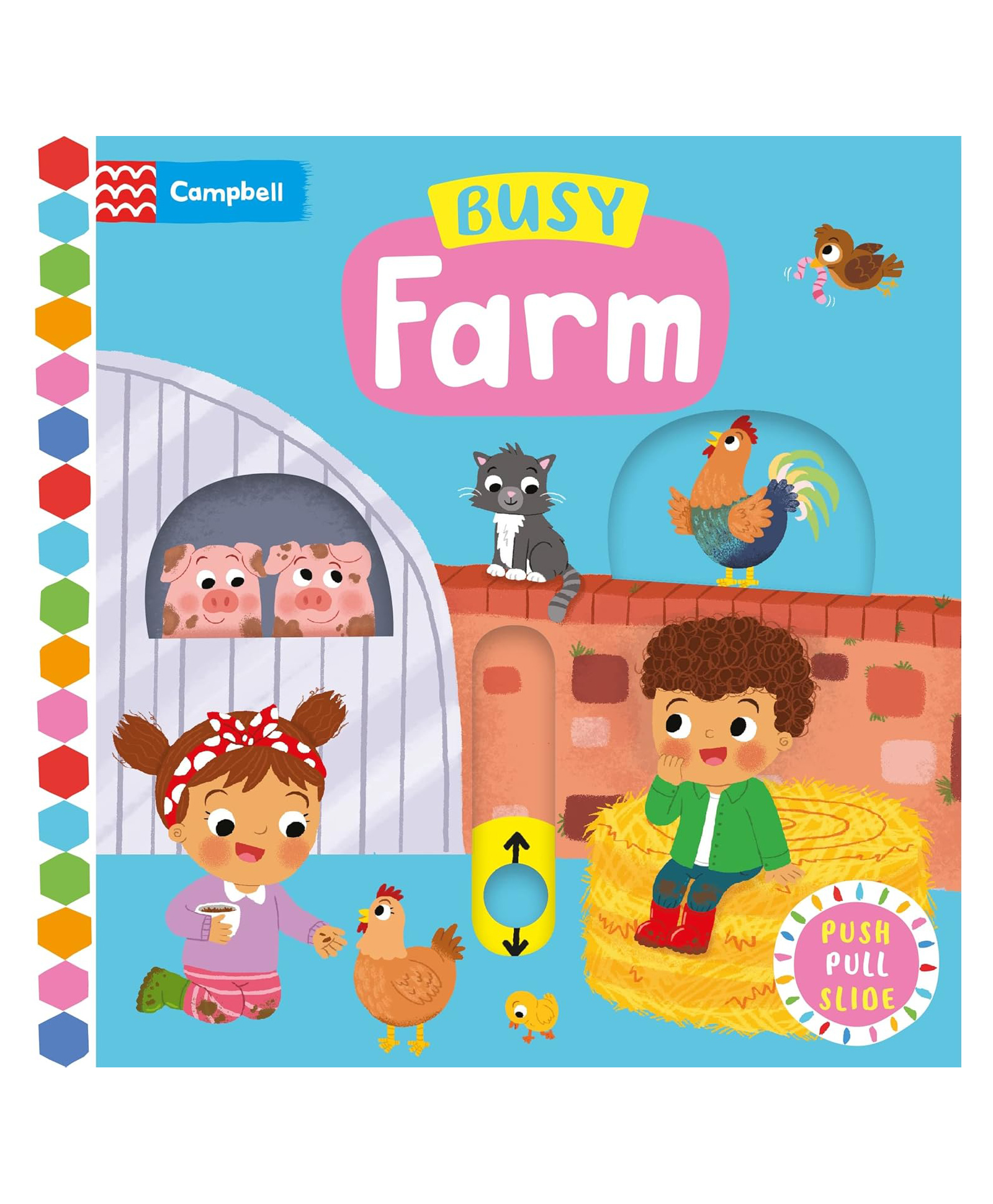 Busy Books: Busy Farm A Board Book By Campbell Books, Louise Forshaw - English-image-4