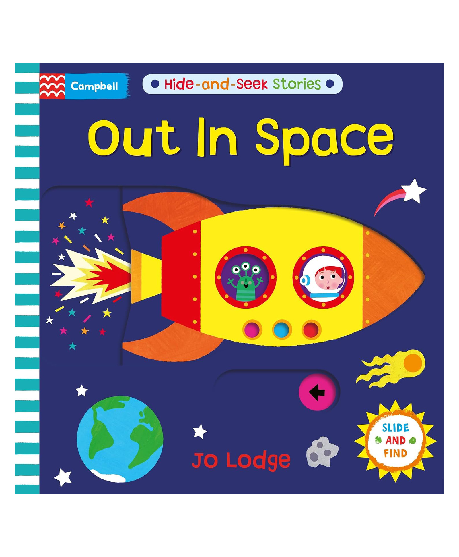 Out In Space (Hide & Seek) Board Book By Jo Lodge- English-image-26