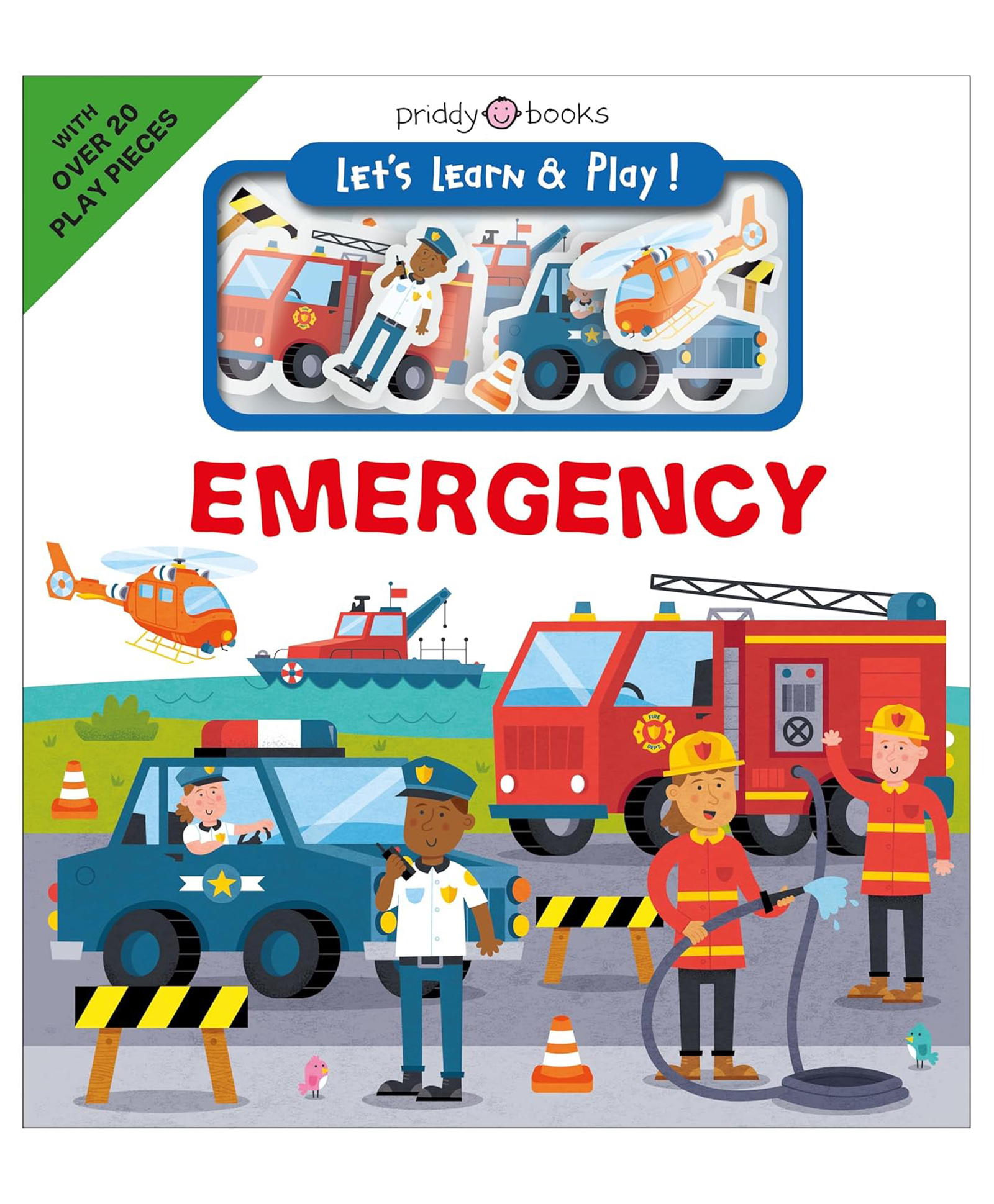 Let's Learn & Play! : Emergency A Board Book By Roger Priddy - English-image-6