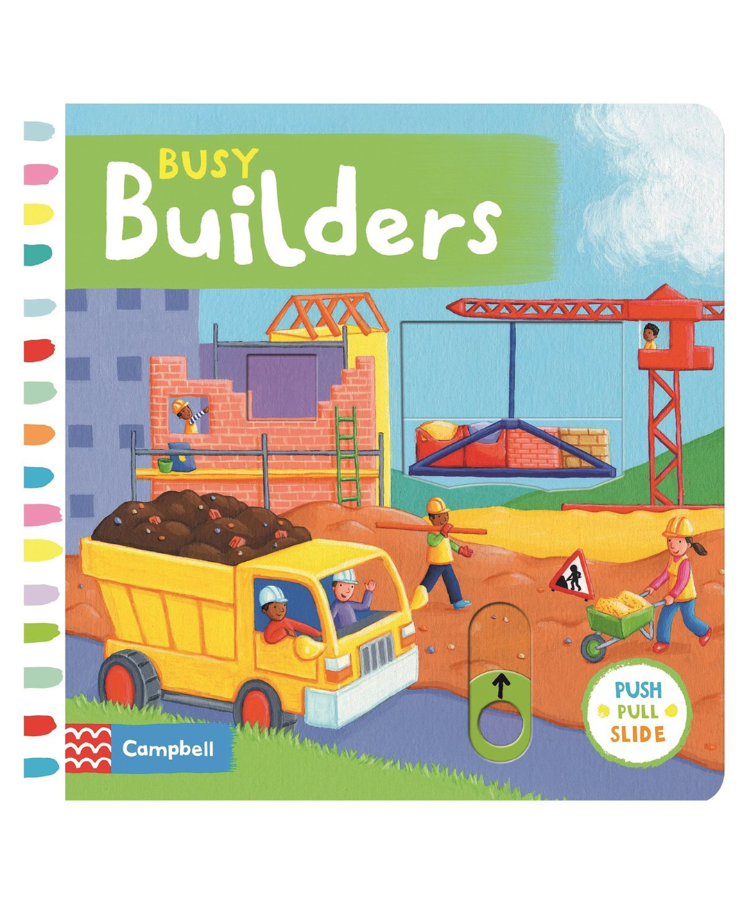Busy Books: Busy Builders A Board Book By Rebecca Finn - English-image-45