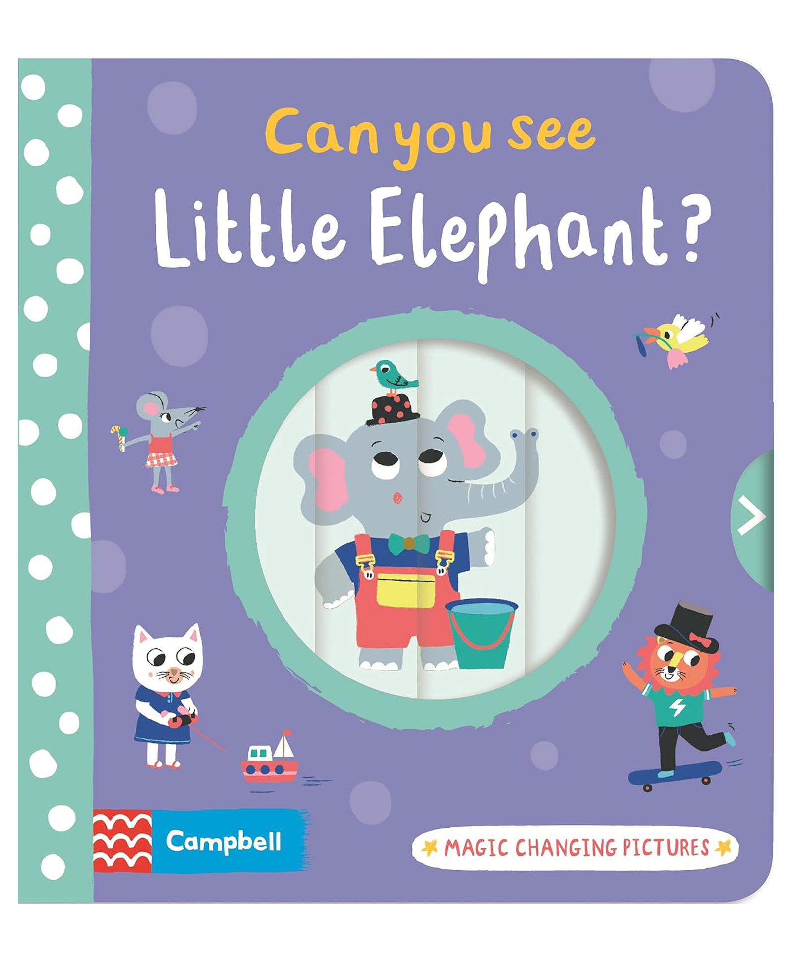 Can You See Little Elephant A Board Book By Campbell Books - English-image-43