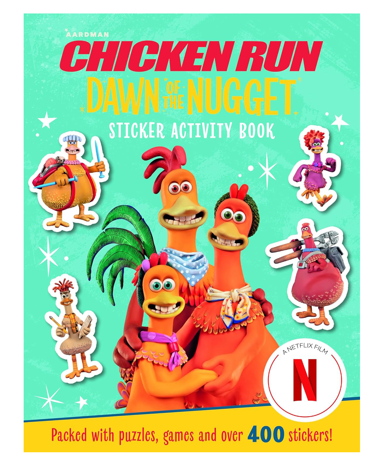 pan macmillan india Chicken Run Dawn of the Nugget Sticker Activity Book - English-picture-14