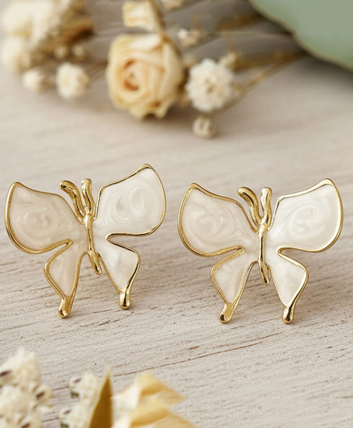 Jewelz Butterfly Stud Earrings for Women & Girls-picture-20