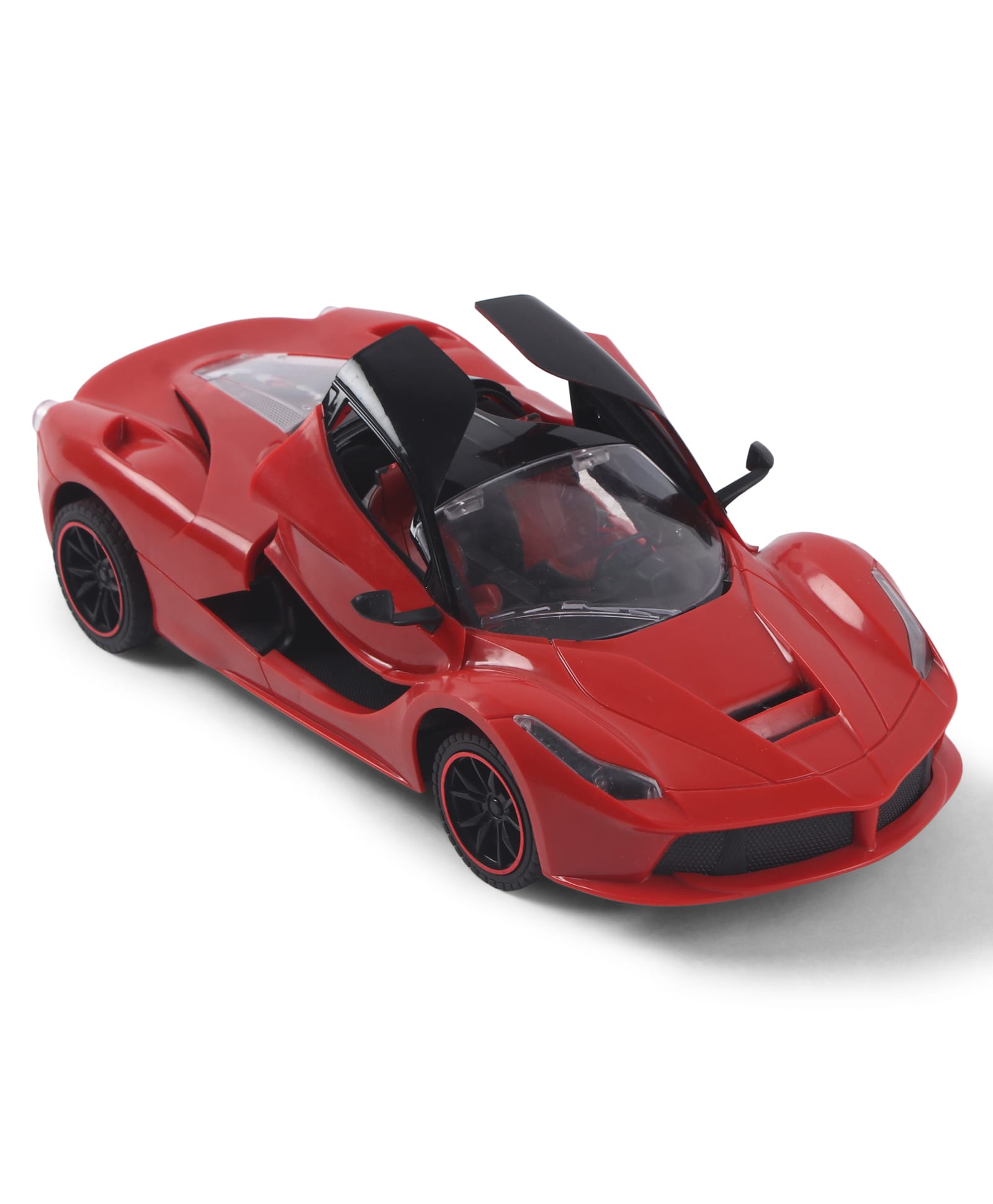House of Kids RC Sports Car Toy with Remote Control Door Open Feature and LED Lights - Red-image-28