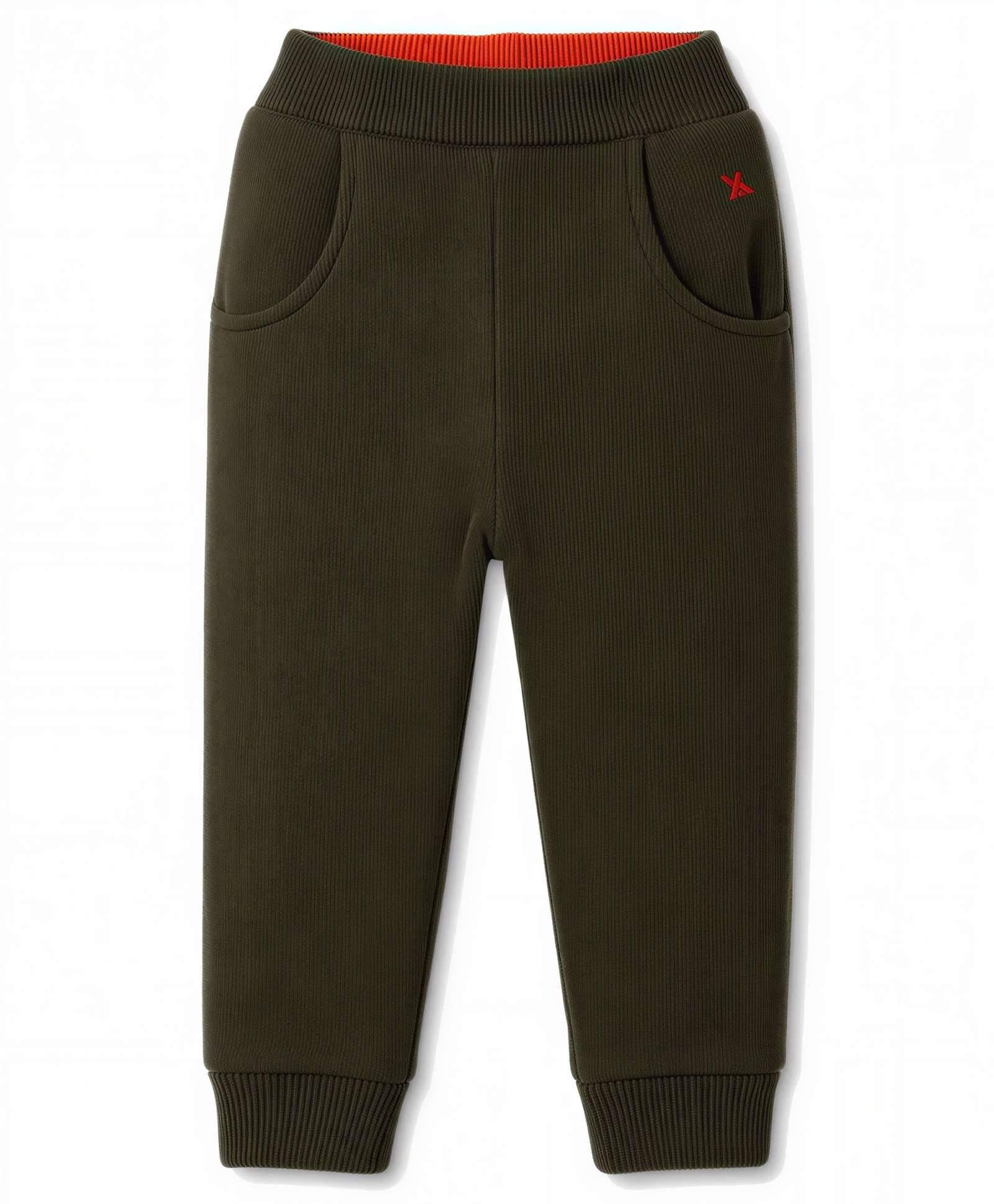 Yellow Apple Knit Full Length Solid Colour Woollen Lounge Pant - Dark Green-image-46