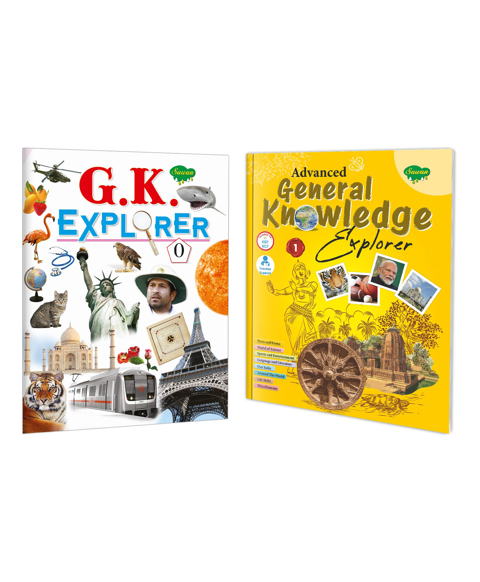 General Knowledge 0 and 1 Books Set of 2 - English-image-46