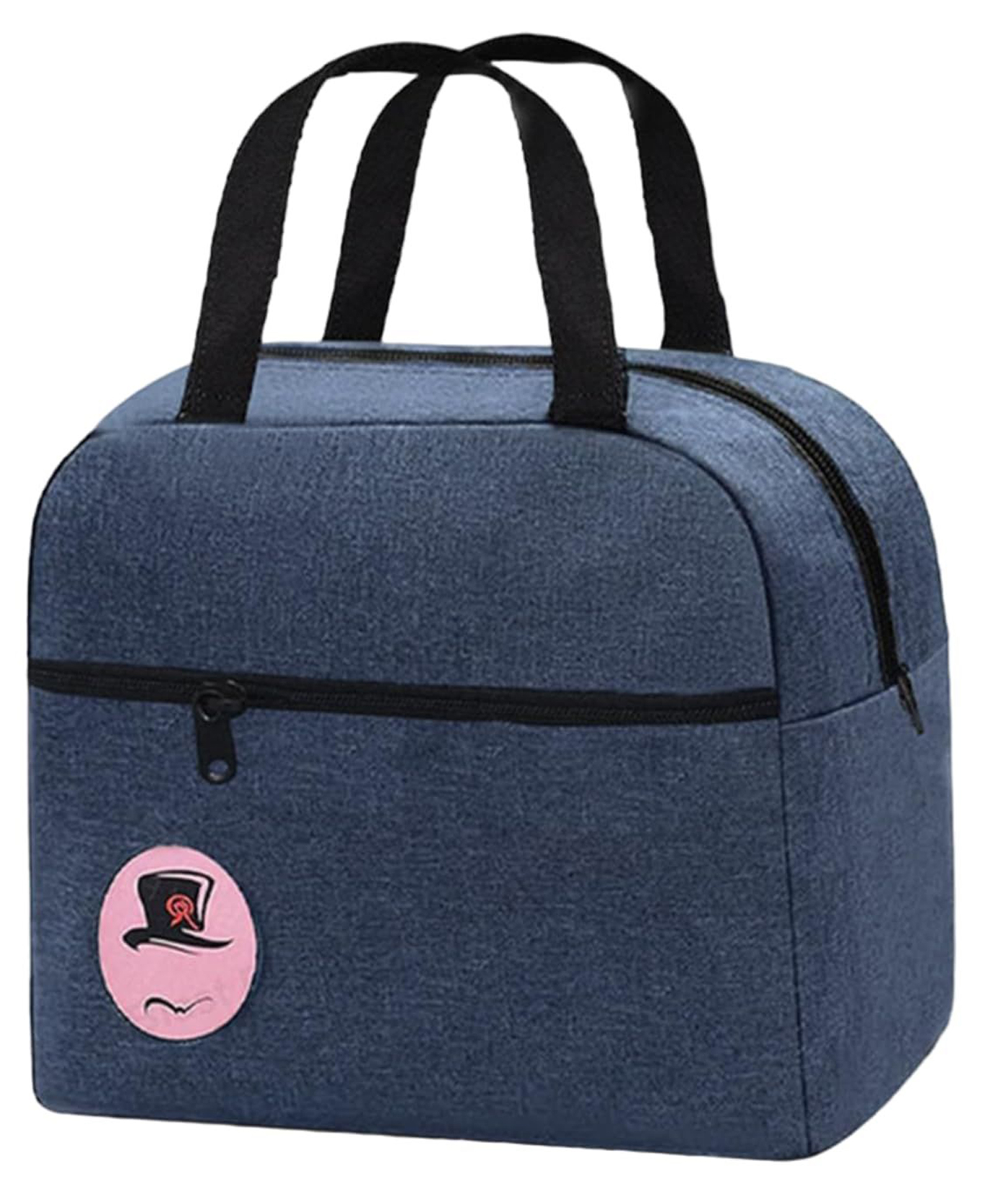 FunBlast Insulated Multi-Purpose Lunch Bag with Straps & Side Pocket Blue-image-30