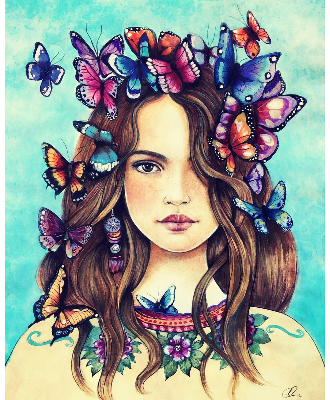 FunBlast 5D Diamond Painting Kit Suitable for Home Leisure and Wall Decoration - Multicolor-picture-22