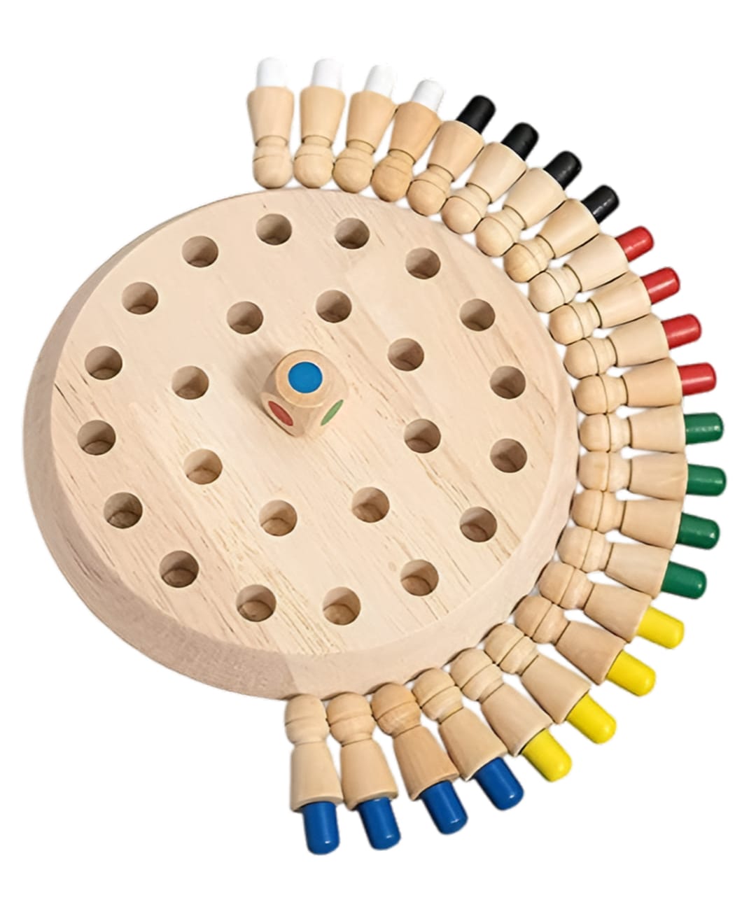 Pingo Play Wooden Memory Match Stick Chess Game Puzzle (3 Years+)- MUlticolor-image-18