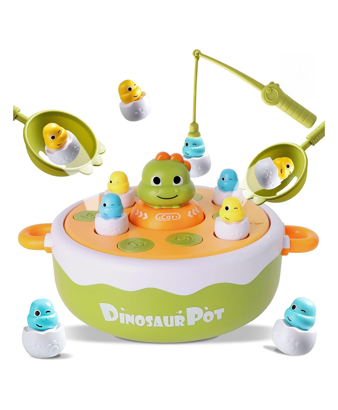 Muren Pot Musical Toy for Kids, Interactive Bounce and Catch Game with Lights and Sound, Fishing Activity, Multicolor-(Random Color) Color May Vary-picture-33