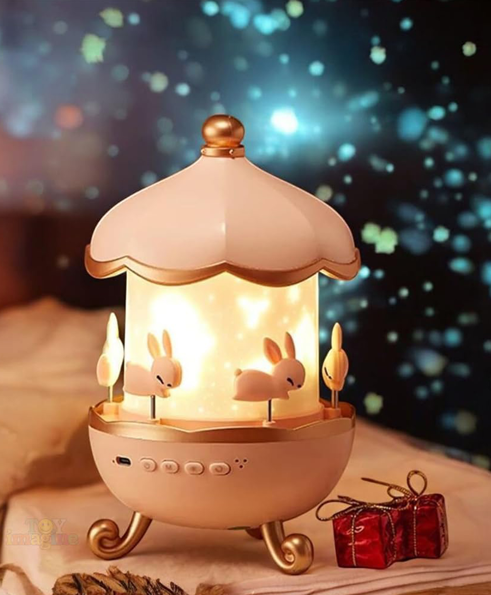Muren Night Projector Lamp 360° Rotating LED Starry Light with Moon, Ocean Wave & Astronaut Effects USB Powered for Bedroom Décor Multicolor(Color May Vary)-image-26