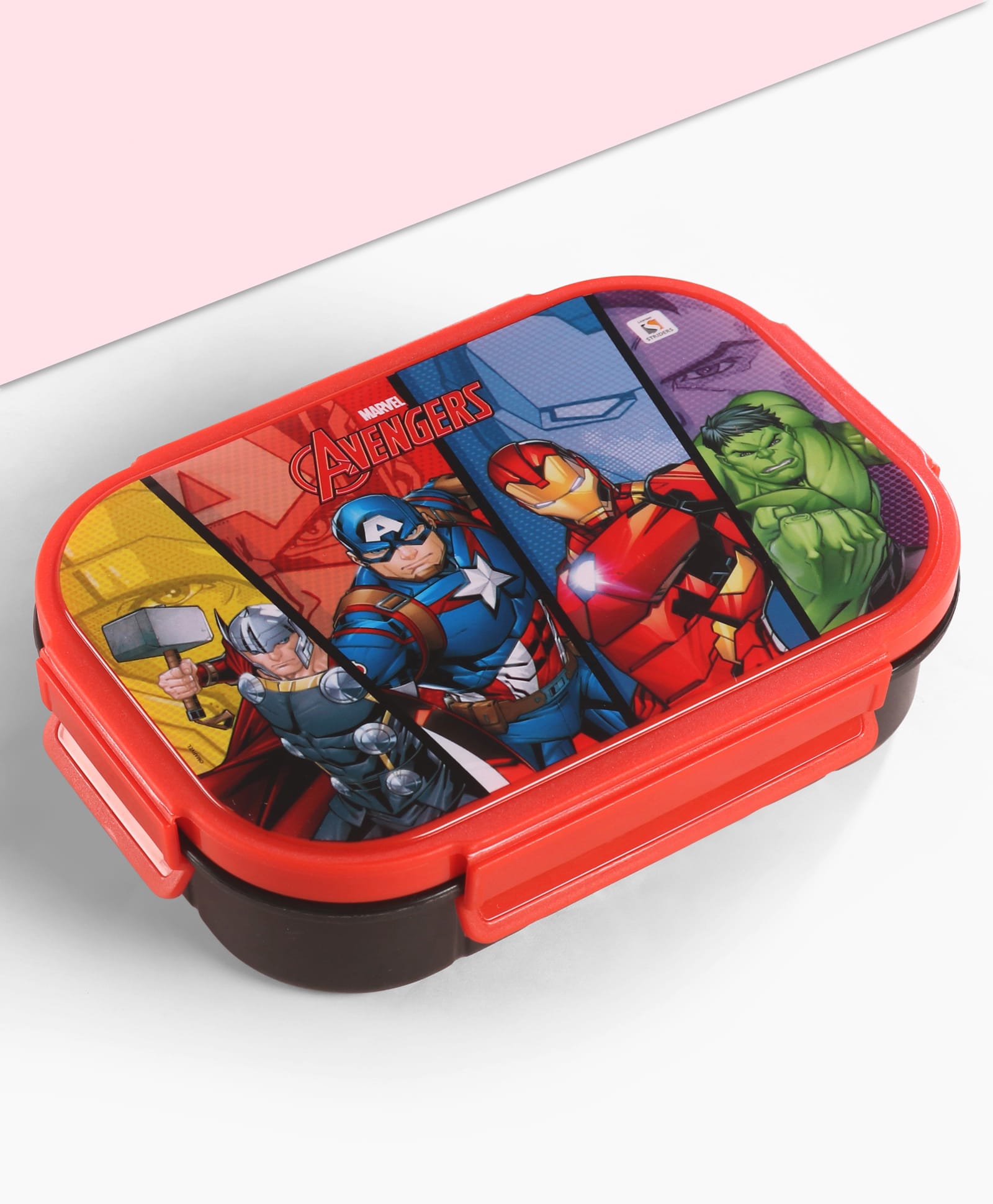 Avengers 2 Compartment 400 ml Insulated Lunch Box - Multicolor-picture-39