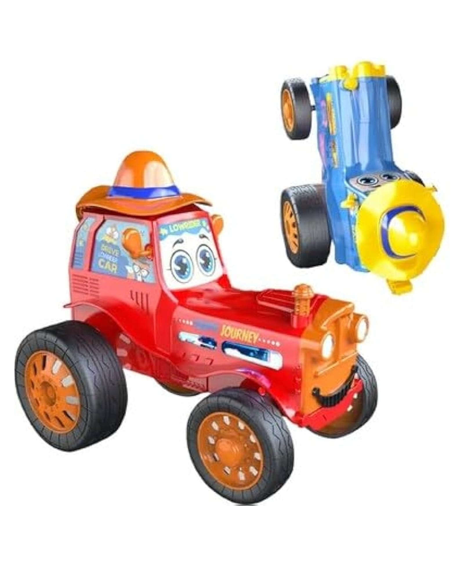 AKN TOYS New 2.4G Crazy Stunt Jumping Car Funny Electric Remote Control Stunt Dancing Toy Car with Music Light - PACK OF 1 - ( COLOR AND DESIGN MAY VARY )-picture-17