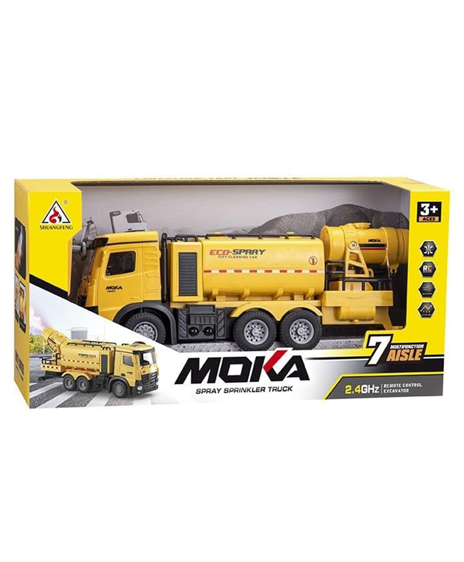 AKN TOYS Remote Control Tipper Truck 2.4GHz RC Construction Vehicle Toy with Lifting Bed & Multi-Wheel Design - PACK OF 1 - ( COLOR AND DESIGN MAY VARY )-picture-38
