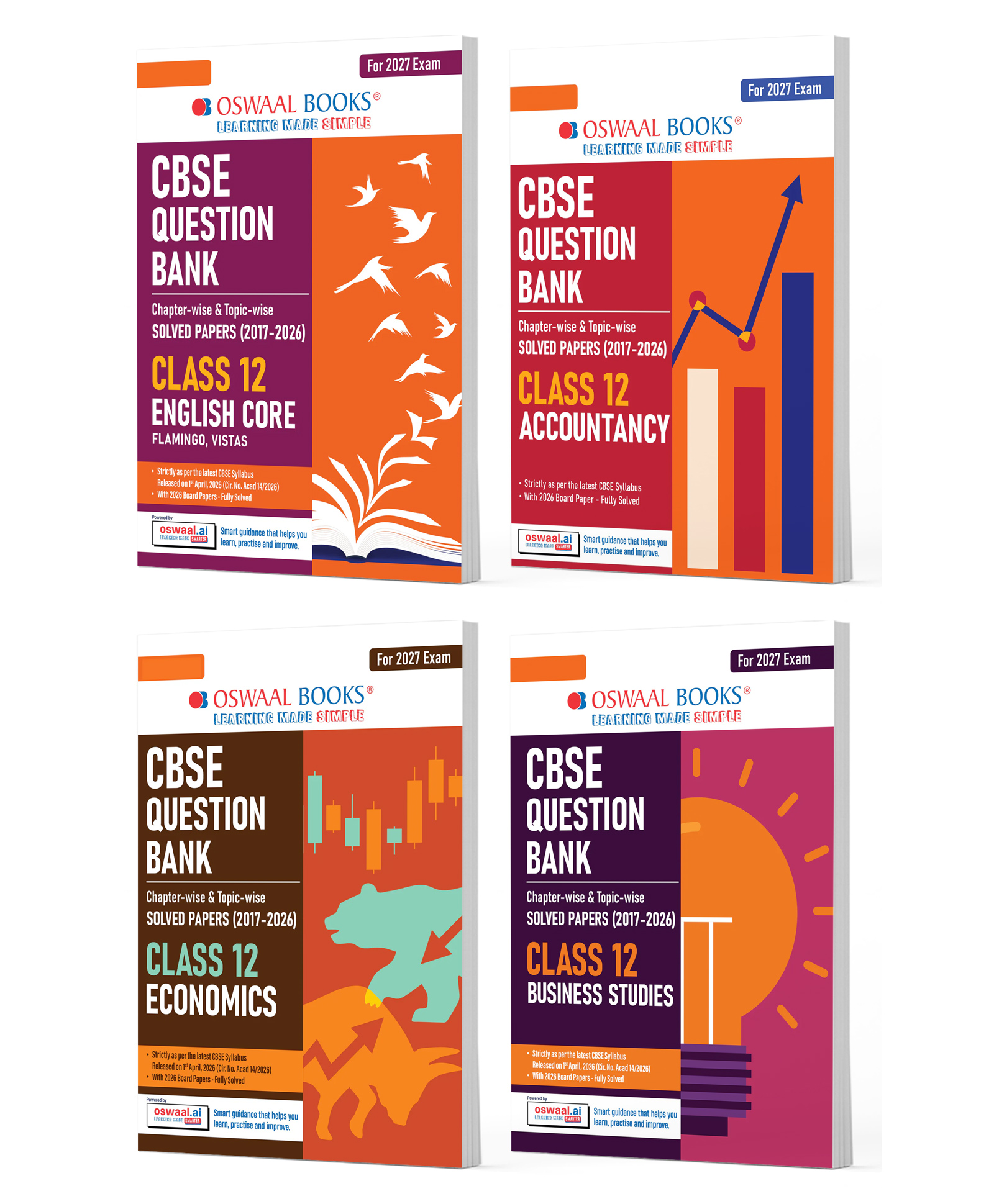 OSWAAL BOOKS CBSE Question Bank for Class 12 English Core, Accountancy, Business Studies & Economics (Set of 4) Chapter & Topic-wise: Solved Papers (2017-2026) | Includes 2026 solved Papers-image-45