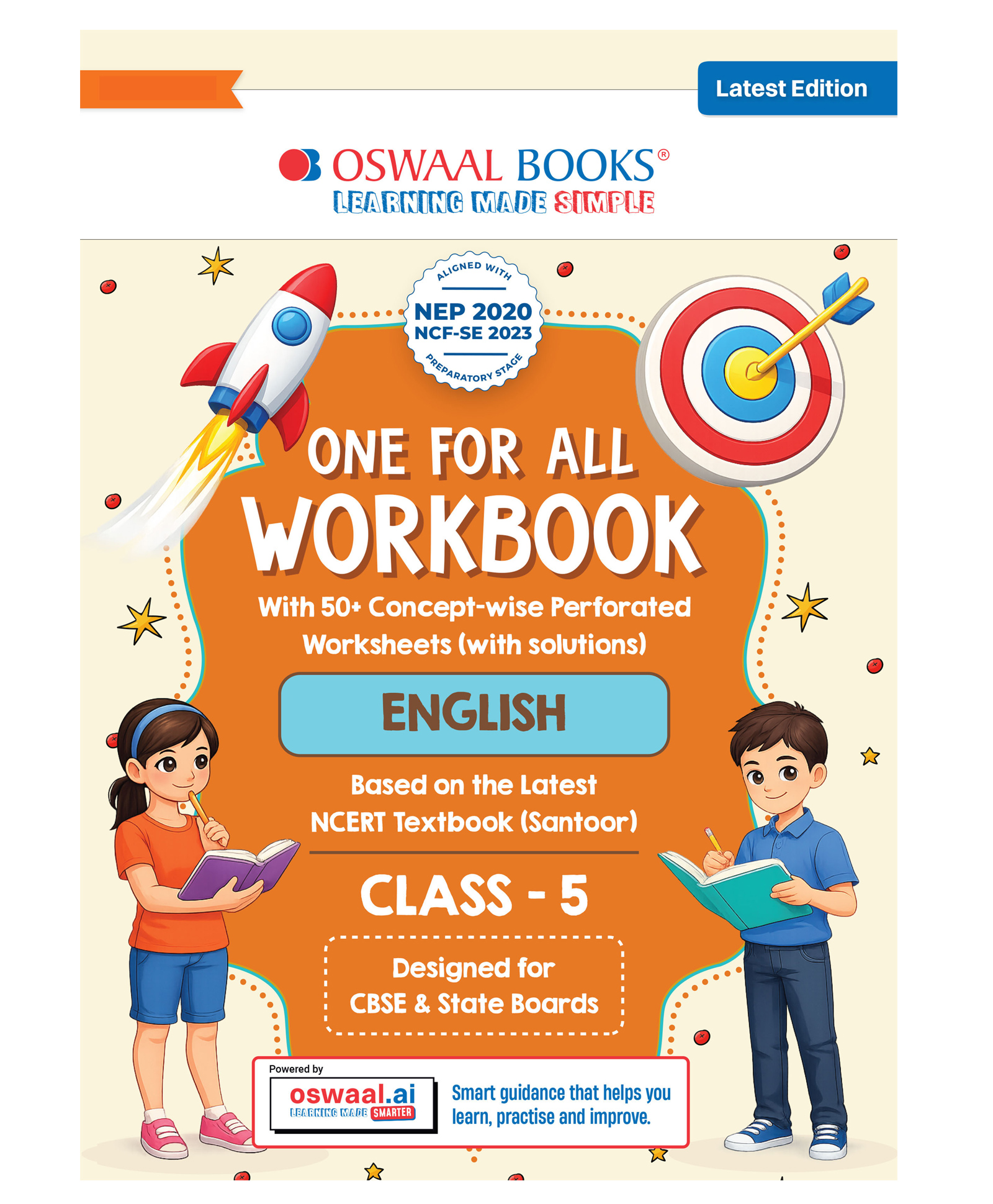 OSWAAL BOOKS One for All Workbook Class 5 English | 50+ Concept-wise Perforated Worksheets | Based on NCERT Santoor | NEP 2020 & NCF 2023 Aligned | For CBSE & State Boards-image-38