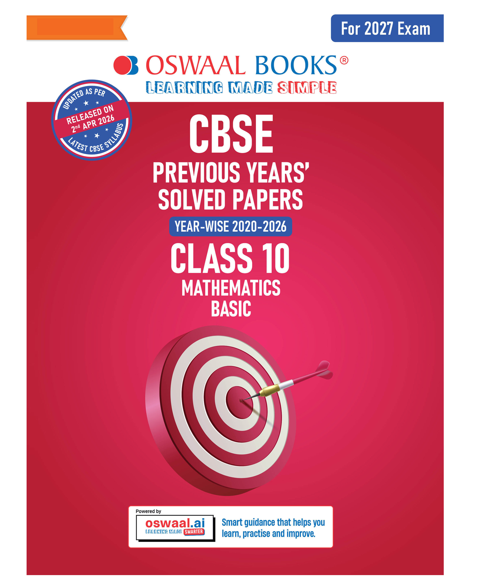 OSWAAL BOOKS CBSE Previous Years Papers Mathematics Basic, Class 10 | Year-wise (20202026) | Latest Syllabus April 2026 | NCERT & Competency-Based Questions-image-15
