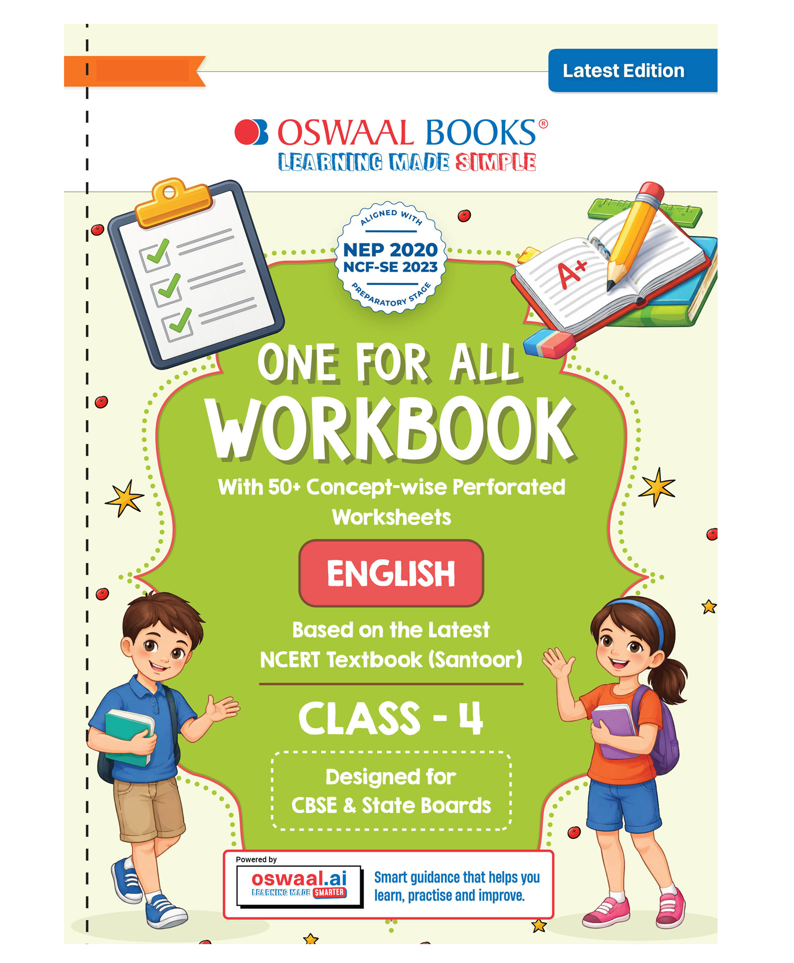 OSWAAL BOOKS One for All Workbook Class 4 English| 50+ Concept-wise Perforated Worksheets | Based on NCERT Santoor| NEP 2020 & NCF 2023 Aligned | For CBSE & State Boards-image-23