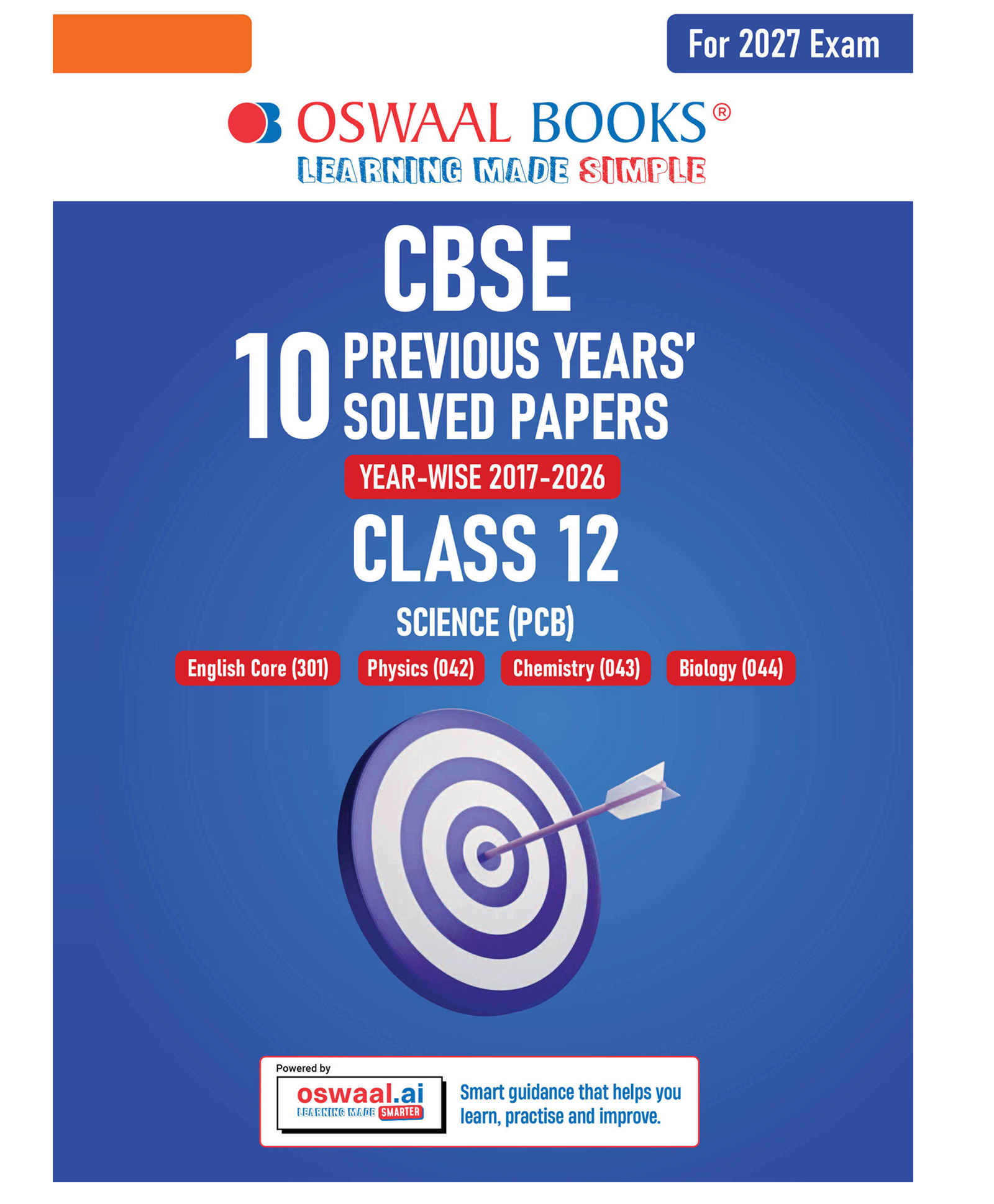 OSWAAL BOOKS CBSE 10 Previous Years Papers Science PCB | Class 12 | Year-wise(2017-2026) | 2026 Papers (Delhi & Outside Delhi)- fully solved | NCERT & Competency-based questions-image-12