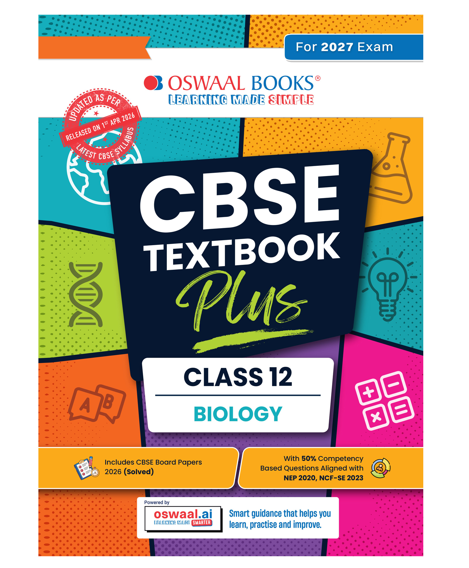 OSWAAL BOOKS CBSE Textbook Plus (2022-2026) | Class 12 | Biology | Includes: 2026 Papers- fully solved | With Competency Focused Questions-image-25