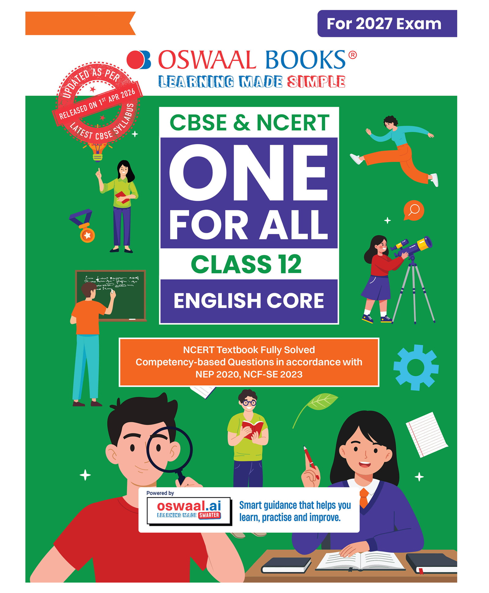 OSWAAL BOOKS CBSE & NCERT One for All Class 12 English Core | Includes 2026 Papers (Delhi & Outside Delhi)- fully solved | With NCERT & Competency-based questions | For 2027 Exam | With Oswaal AI-picture-17