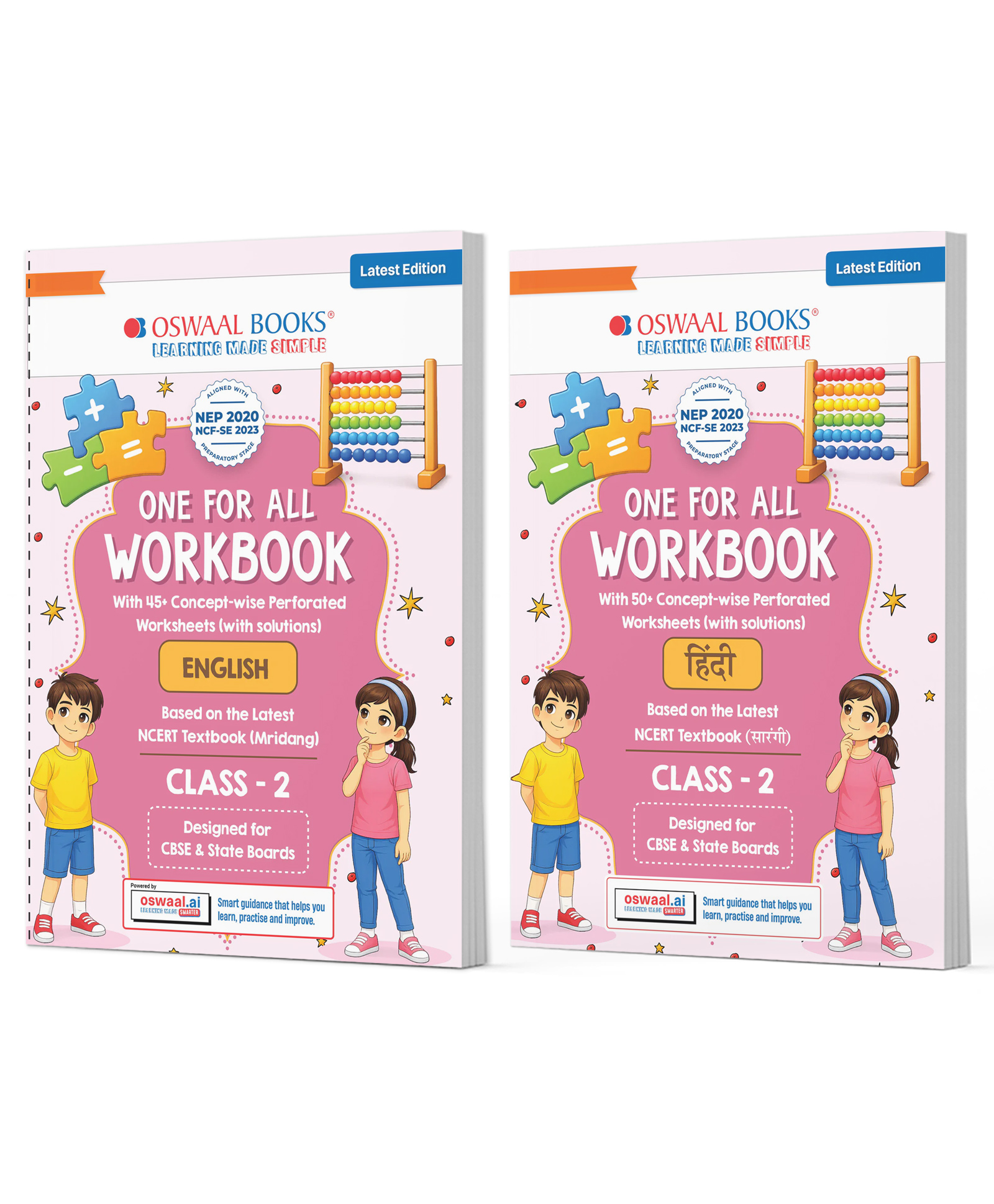 OSWAAL BOOKS One for All Workbook Class 2 English & Hindi (Set of 2 Books) | 50+ Concept-wise Perforated Worksheets | NEP 2020 & NCF 2023 Aligned | For CBSE & State Boards-image-35