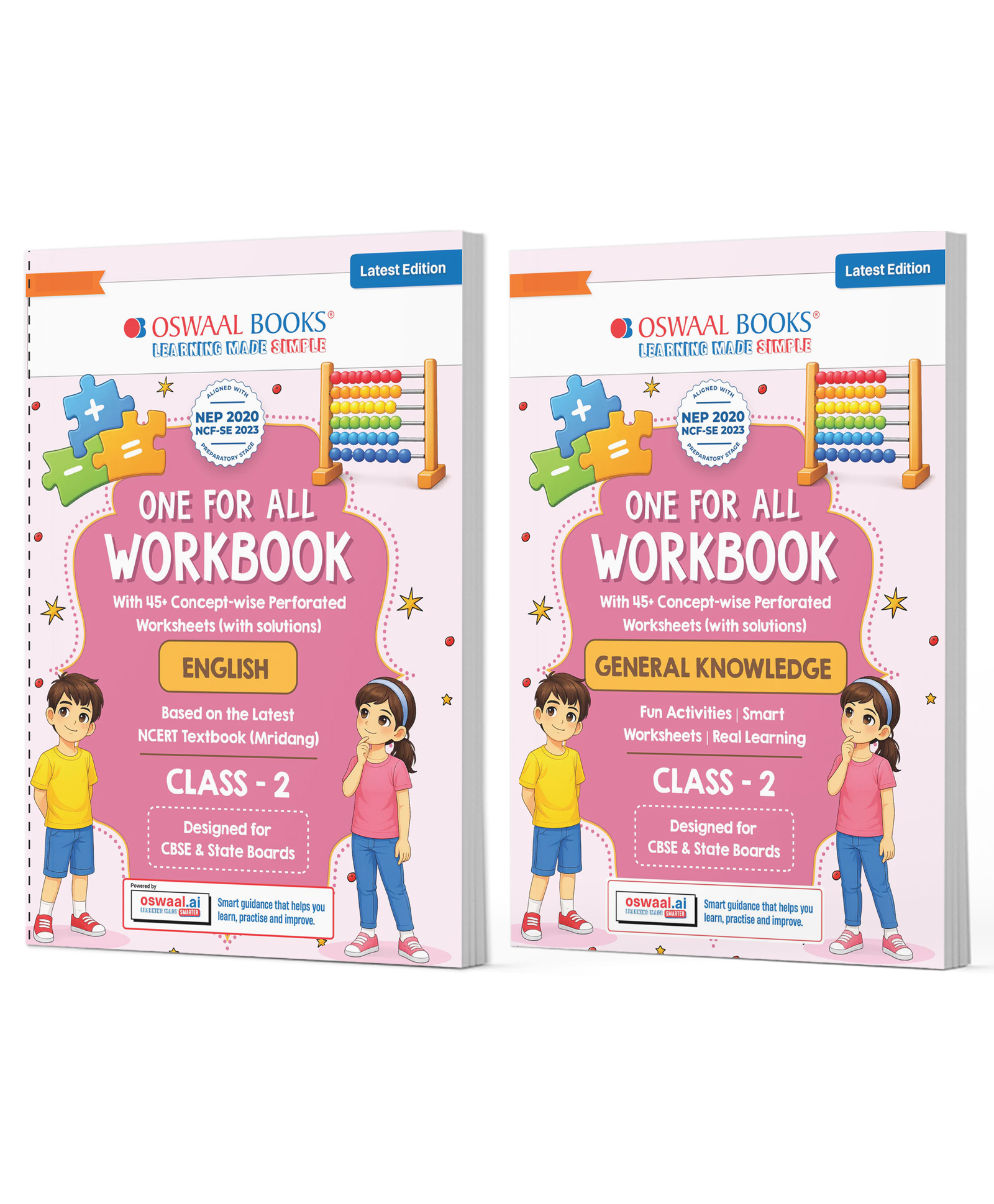 OSWAAL BOOKS One for All Workbook Class 2 English & General Knowledge (Set of 2 Books) | 50+ Concept-wise Perforated Worksheets | NEP 2020 & NCF 2023 Aligned | For CBSE & State Boards-picture-21