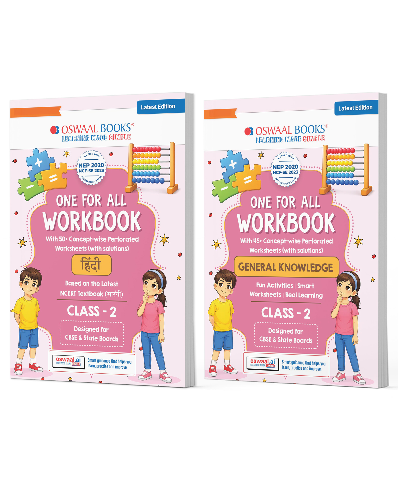 OSWAAL BOOKS One for All Workbook Class 2 Hindi & General Knowledge (Set of 2 Books) | 50+ Concept-wise Perforated Worksheets | NEP 2020 & NCF 2023 Aligned | For CBSE & State Boards-picture-23