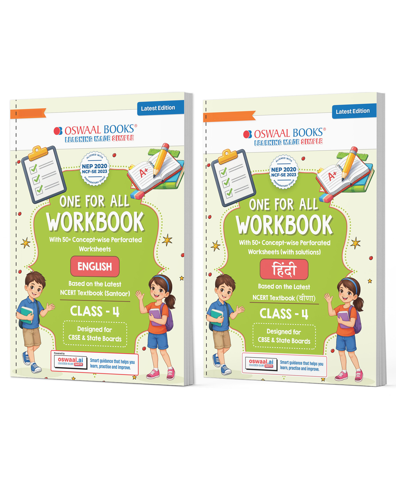 OSWAAL BOOKS One for All Workbook Class 4 English & Hindi (Set of 2 Books) | 50+ Concept-wise Perforated Worksheets | NEP 2020 & NCF 2023 Aligned | For CBSE & State Boards-picture-23