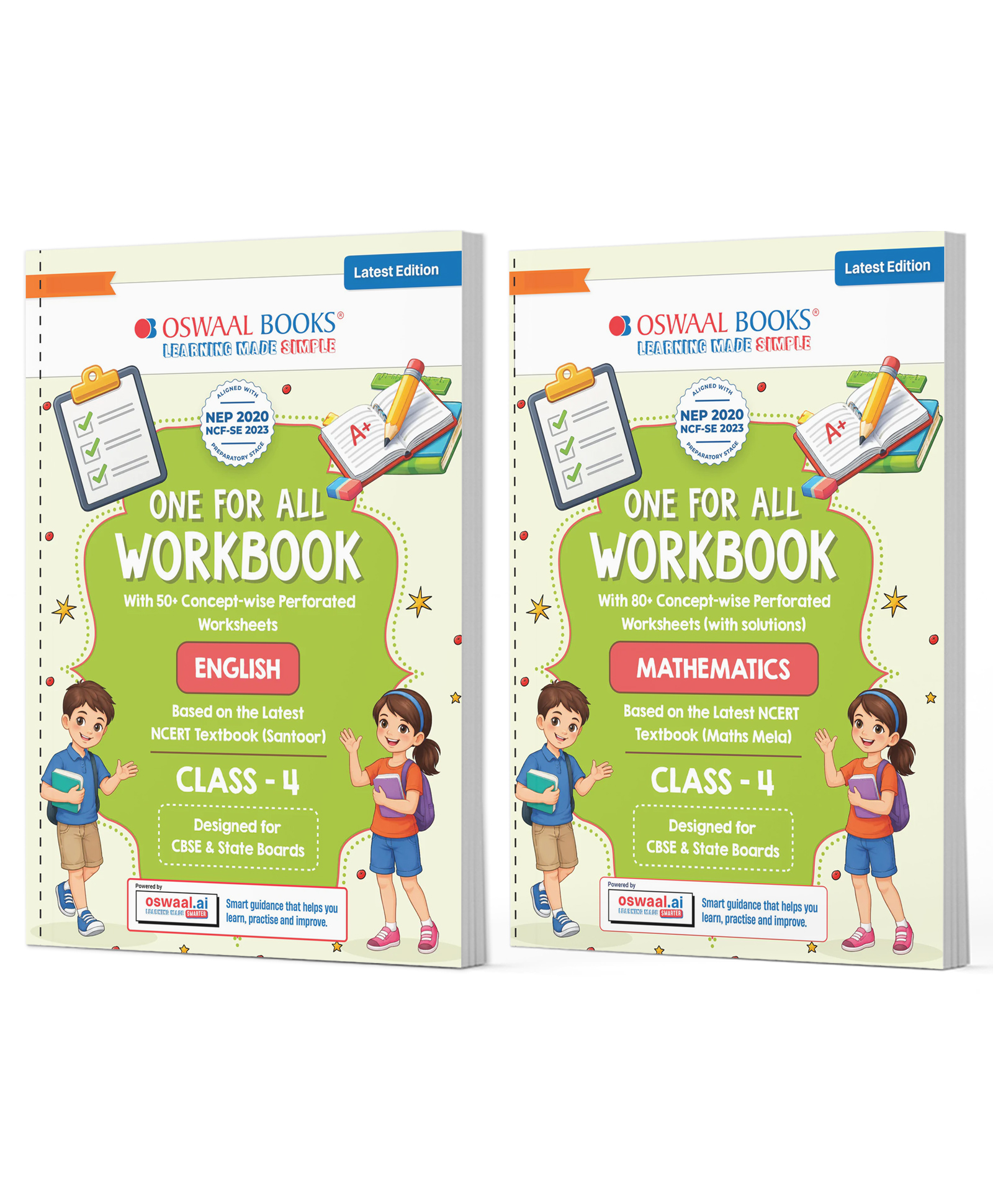 OSWAAL BOOKS One for All Workbook Class 4 English & Maths (Set of 2 Books) | 50+ Concept-wise Perforated Worksheets | NEP 2020 & NCF 2023 Aligned | For CBSE & State Boards-picture-24