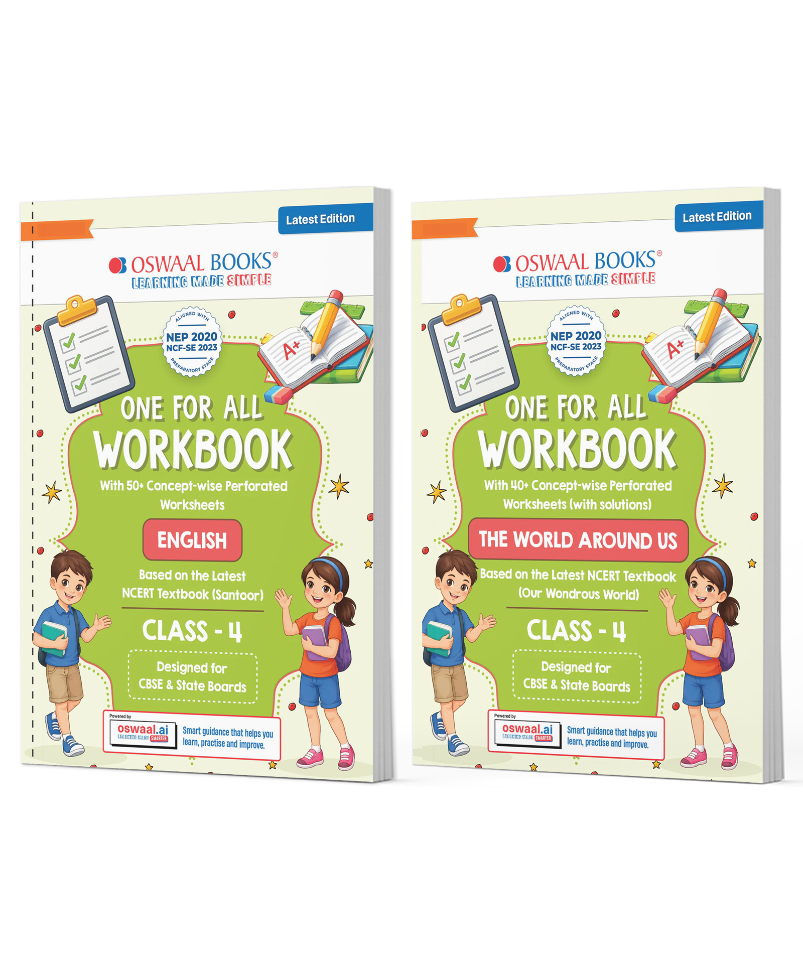 OSWAAL BOOKS One for All Workbook Class 4 English & EVS (Set of 2 Books) | 50+ Concept-wise Perforated Worksheets | NEP 2020 & NCF 2023 Aligned | For CBSE & State Boards-picture-33