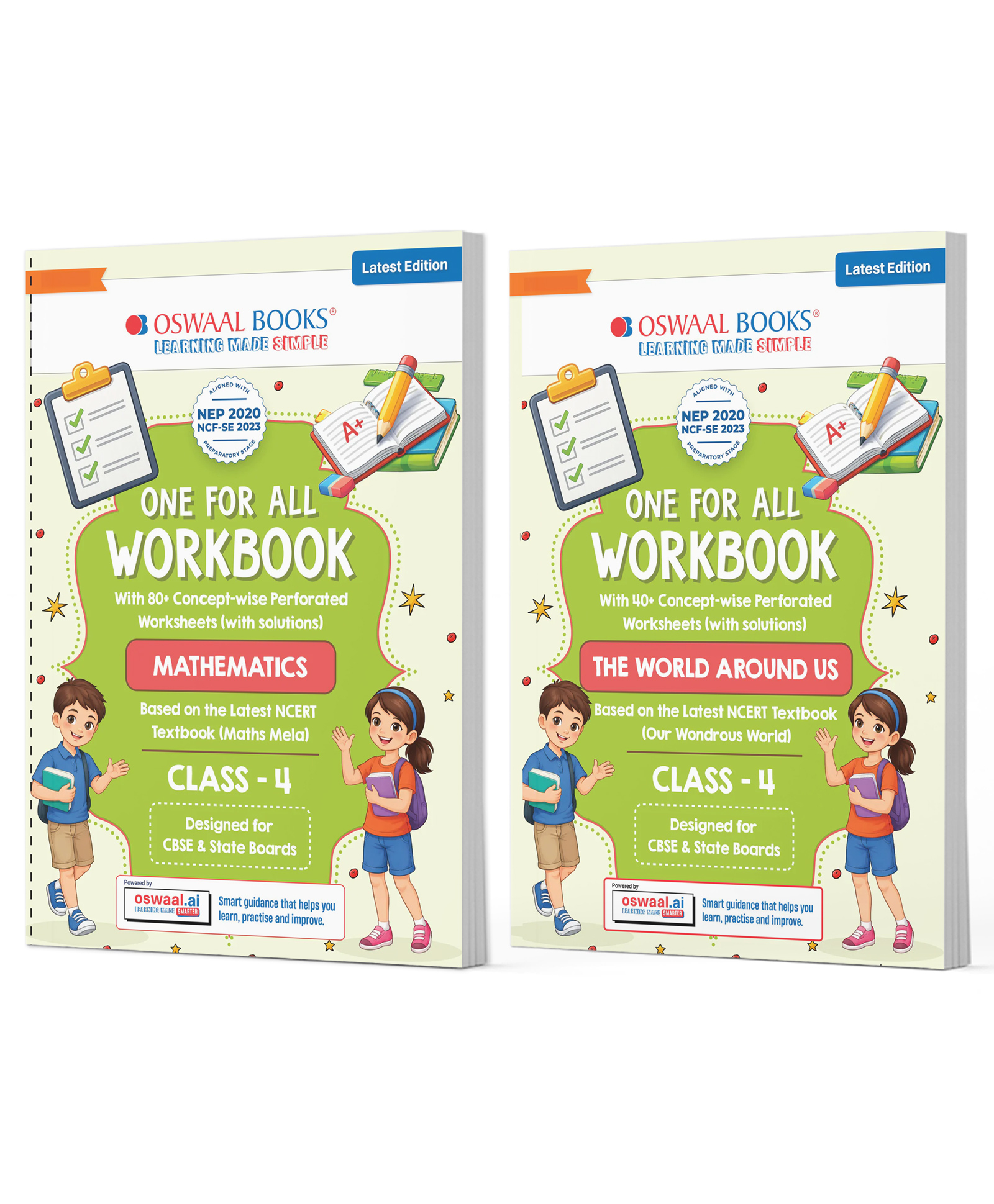 OSWAAL BOOKS One for All Workbook Class 4 Maths & EVS (Set of 2 Books) | 50+ Concept-wise Perforated Worksheets | NEP 2020 & NCF 2023 Aligned | For CBSE & State Boards-picture-35